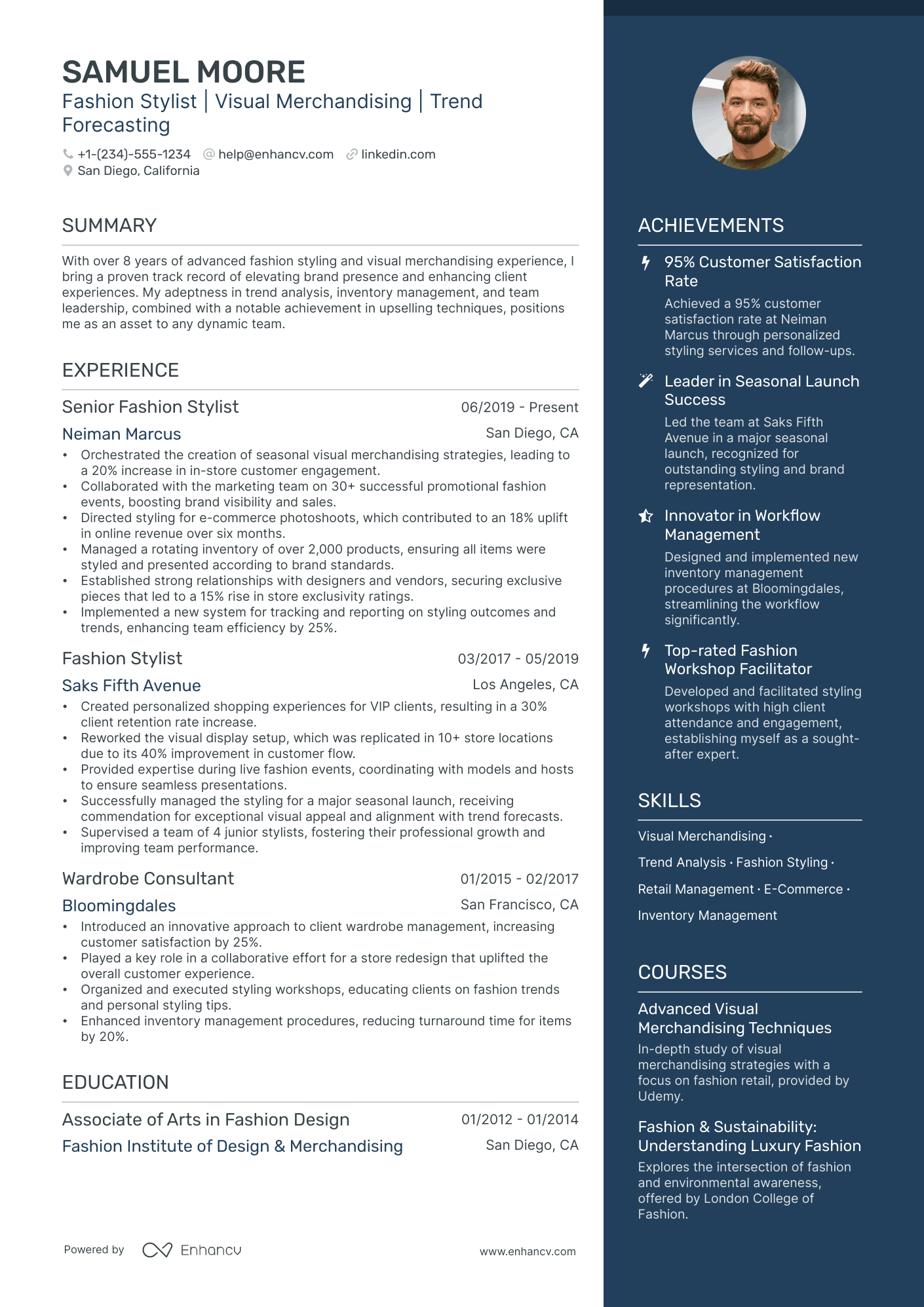 Fashion Stylist Resume Examples Guide For