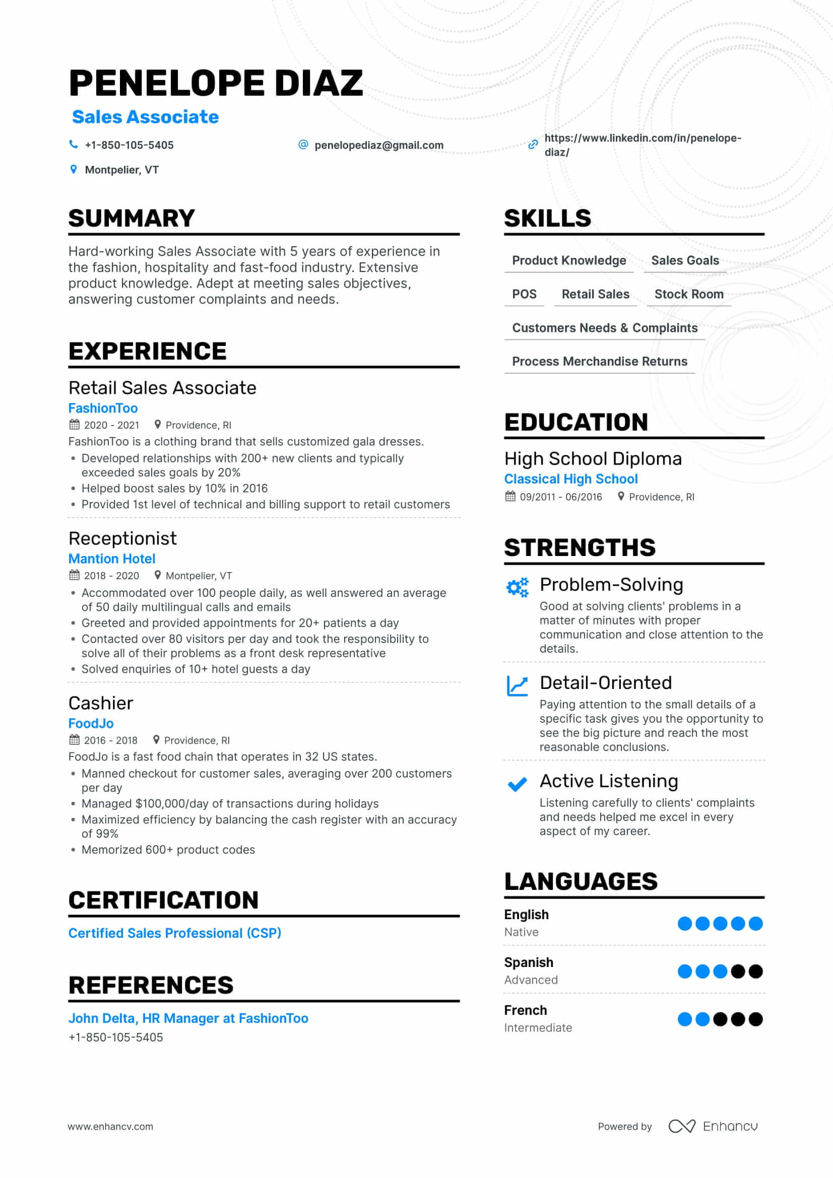 customer-service-sample-resumes