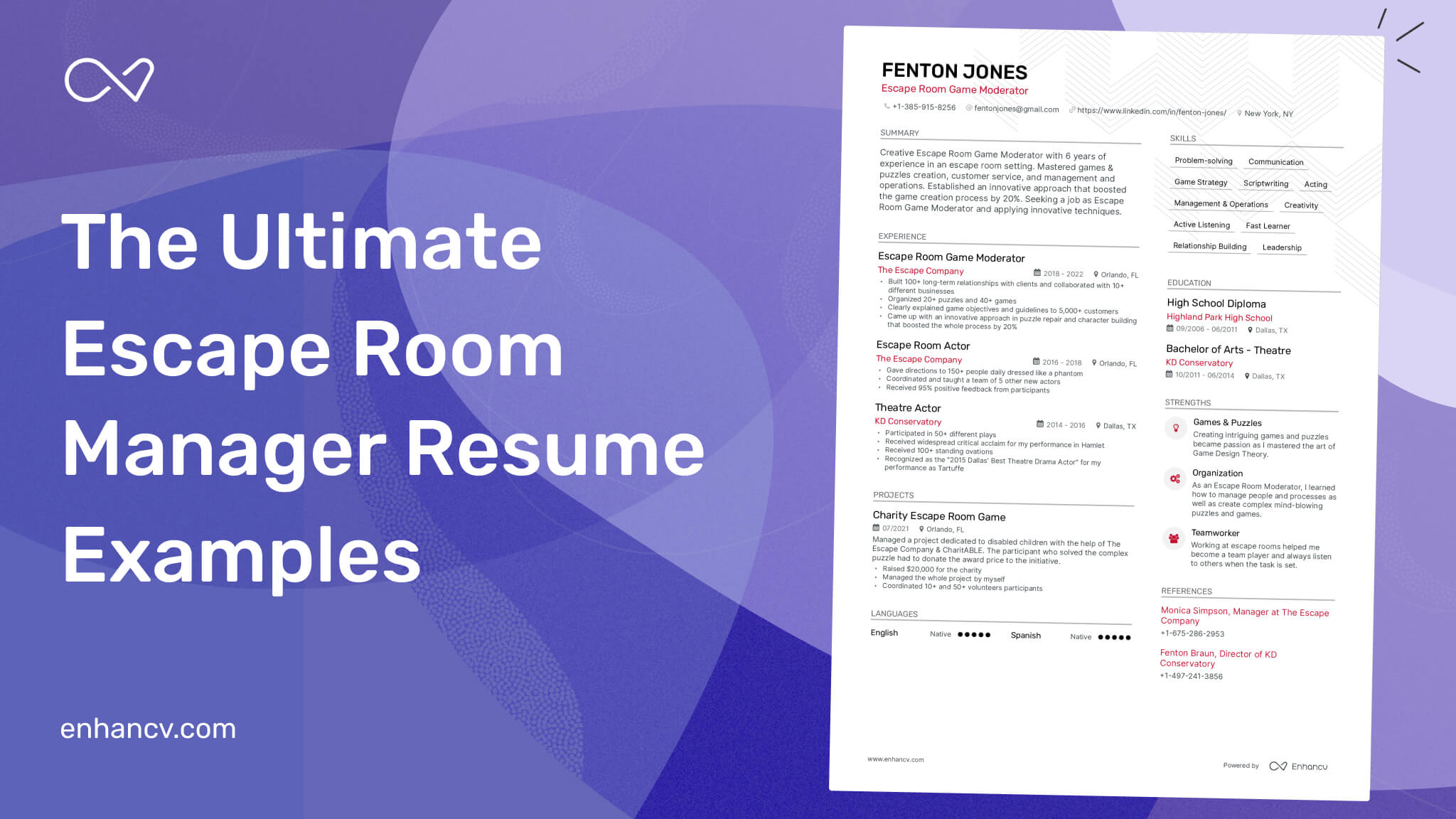 5-escape-room-resume-examples-guide-for-2023