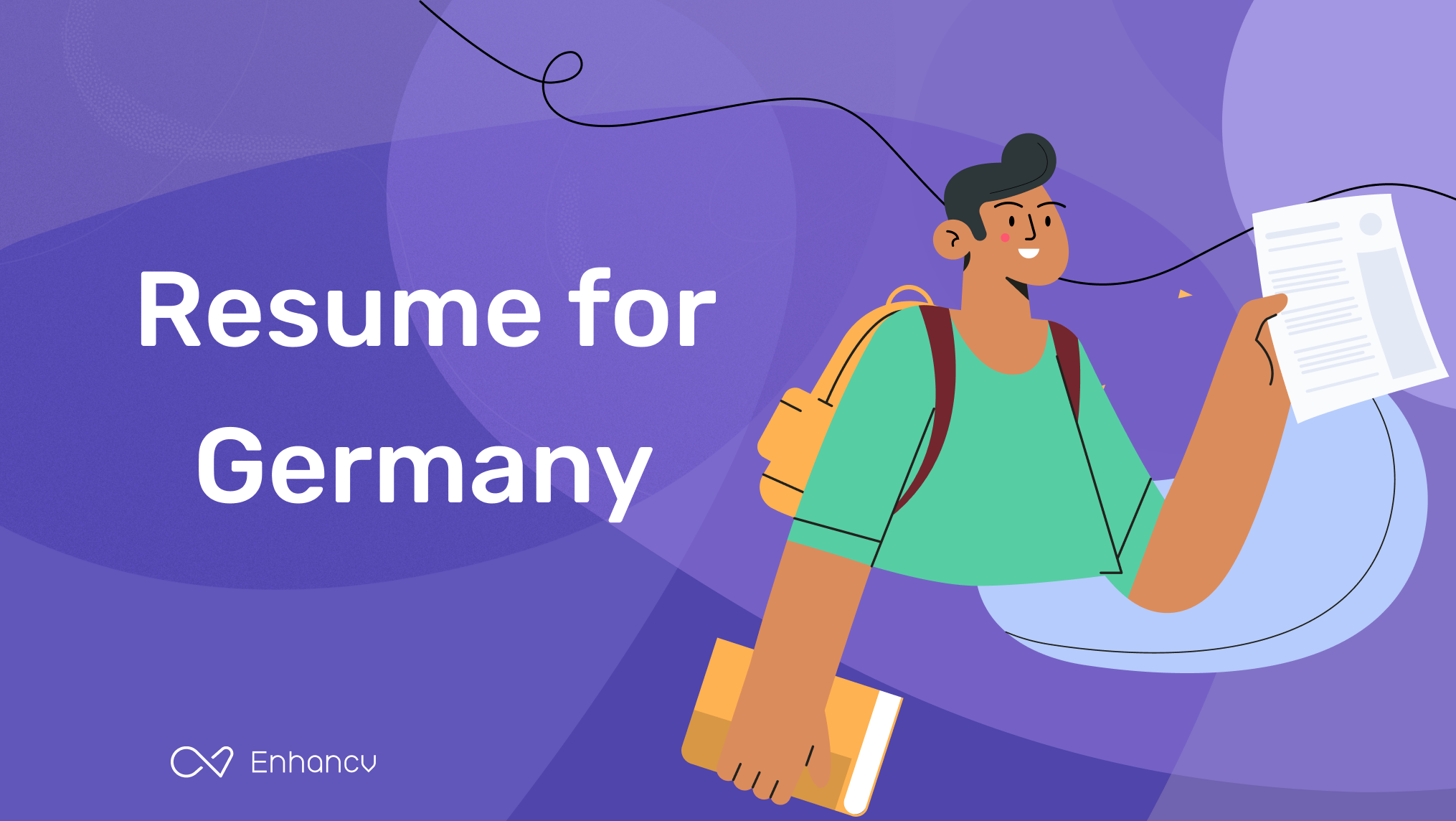 how to write resume in german language