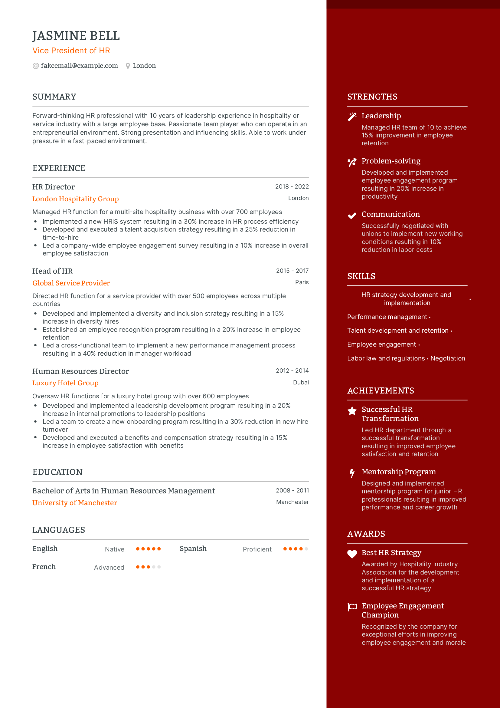 Simple Resume Format For Freshers: Examples Tips For, 56% OFF