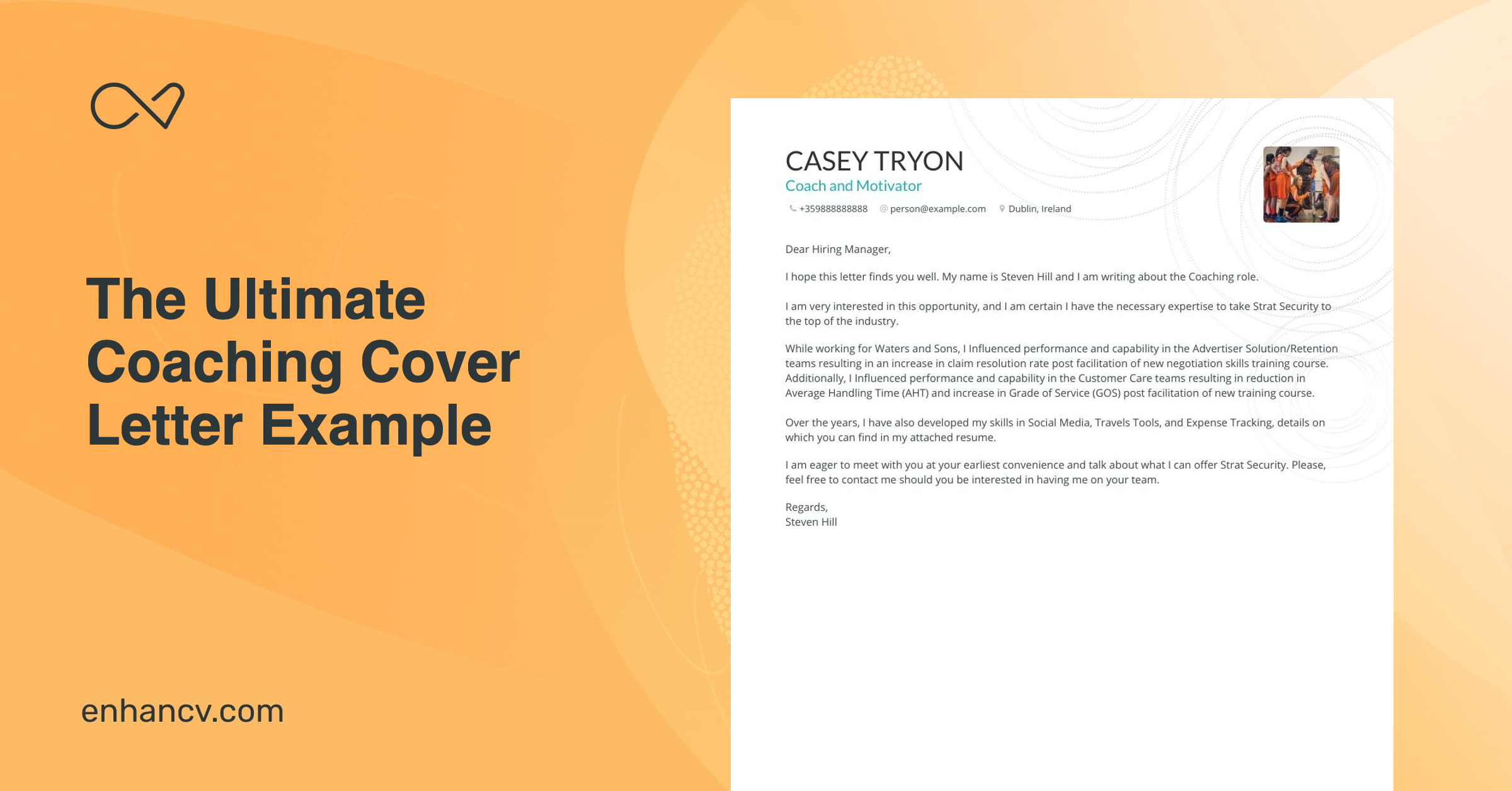 Real Coaching Cover Letter Example for 2023