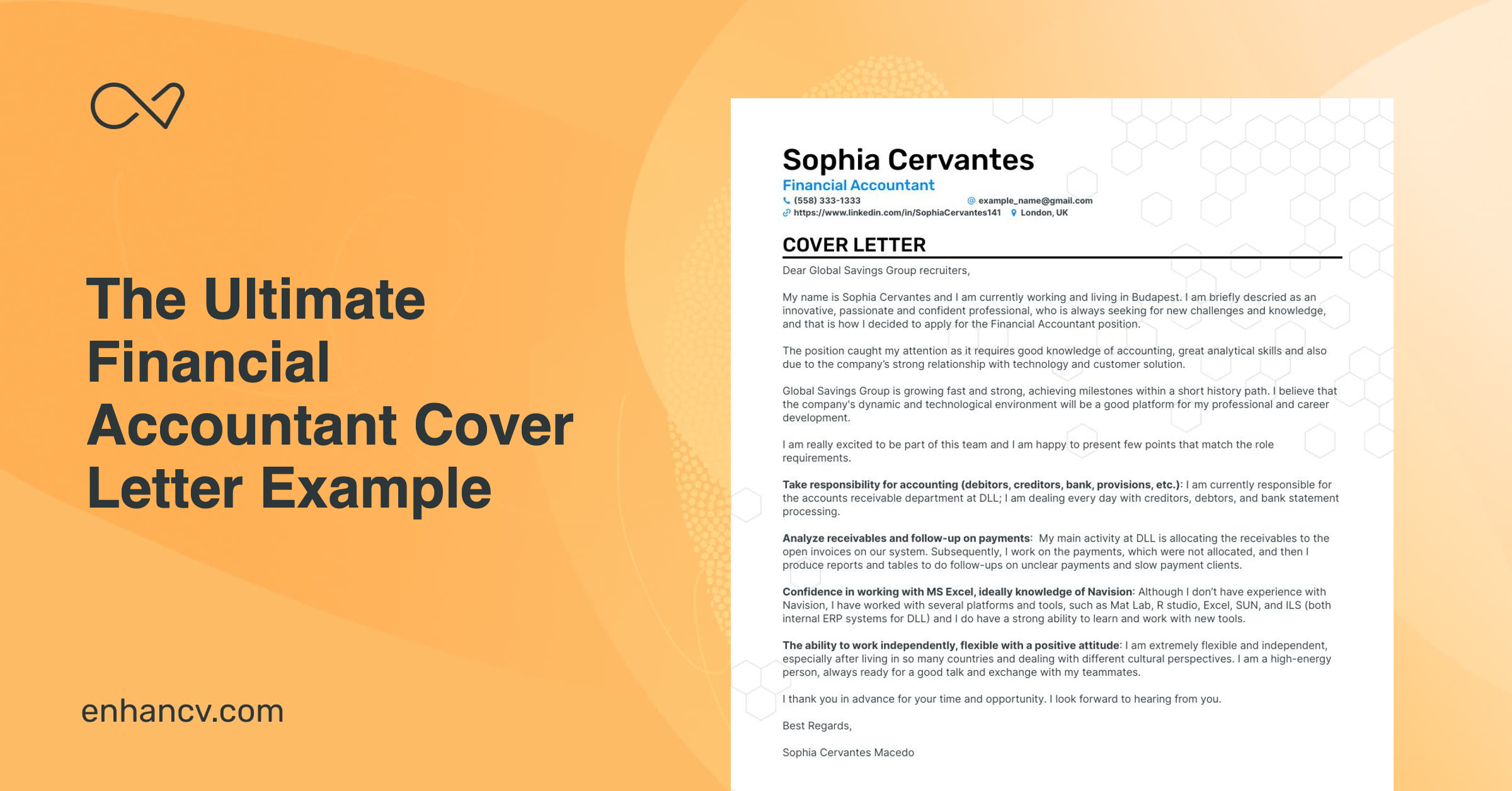 financial accountant cover letter example australia