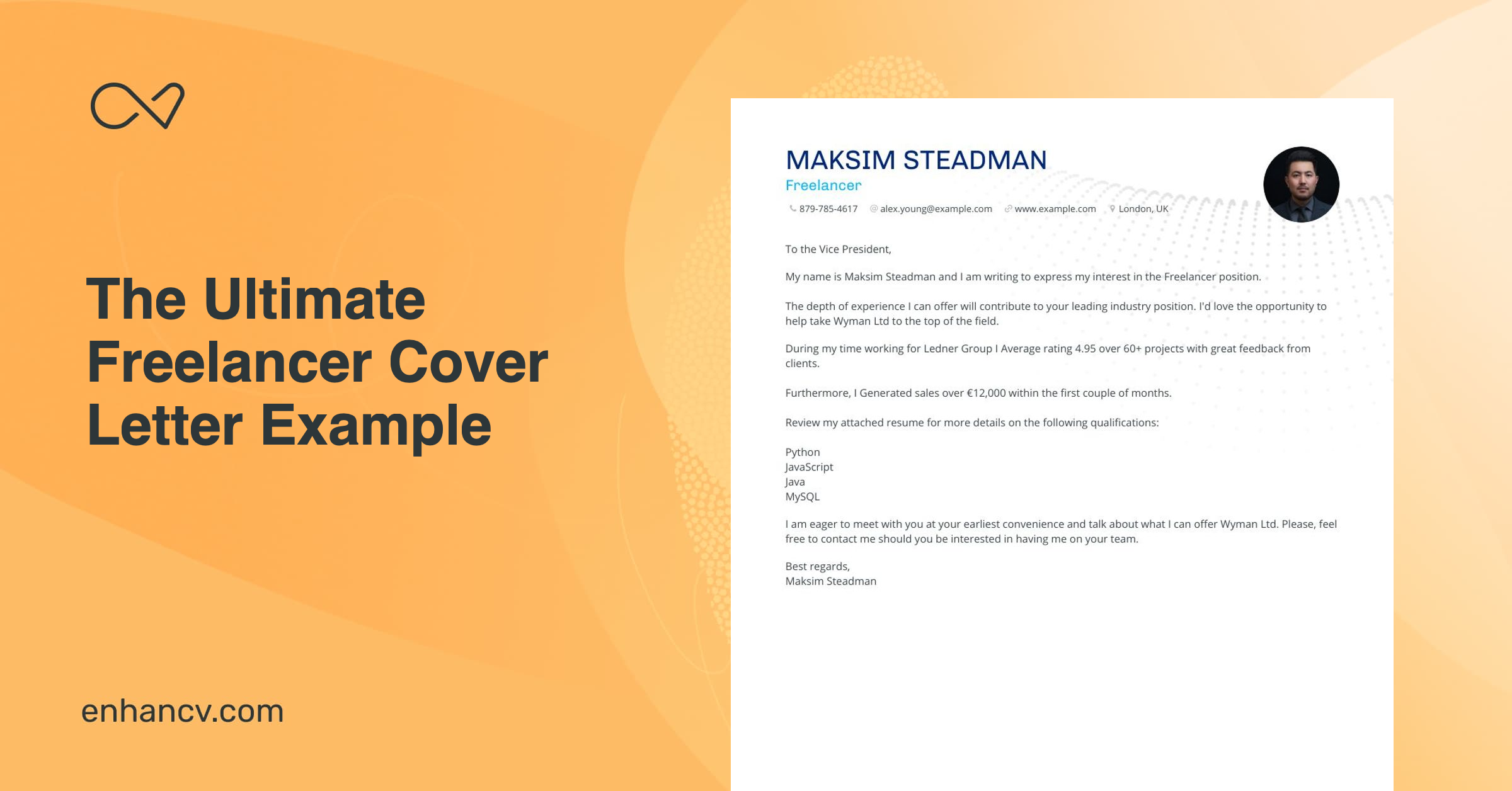 web design cover letter for freelancer