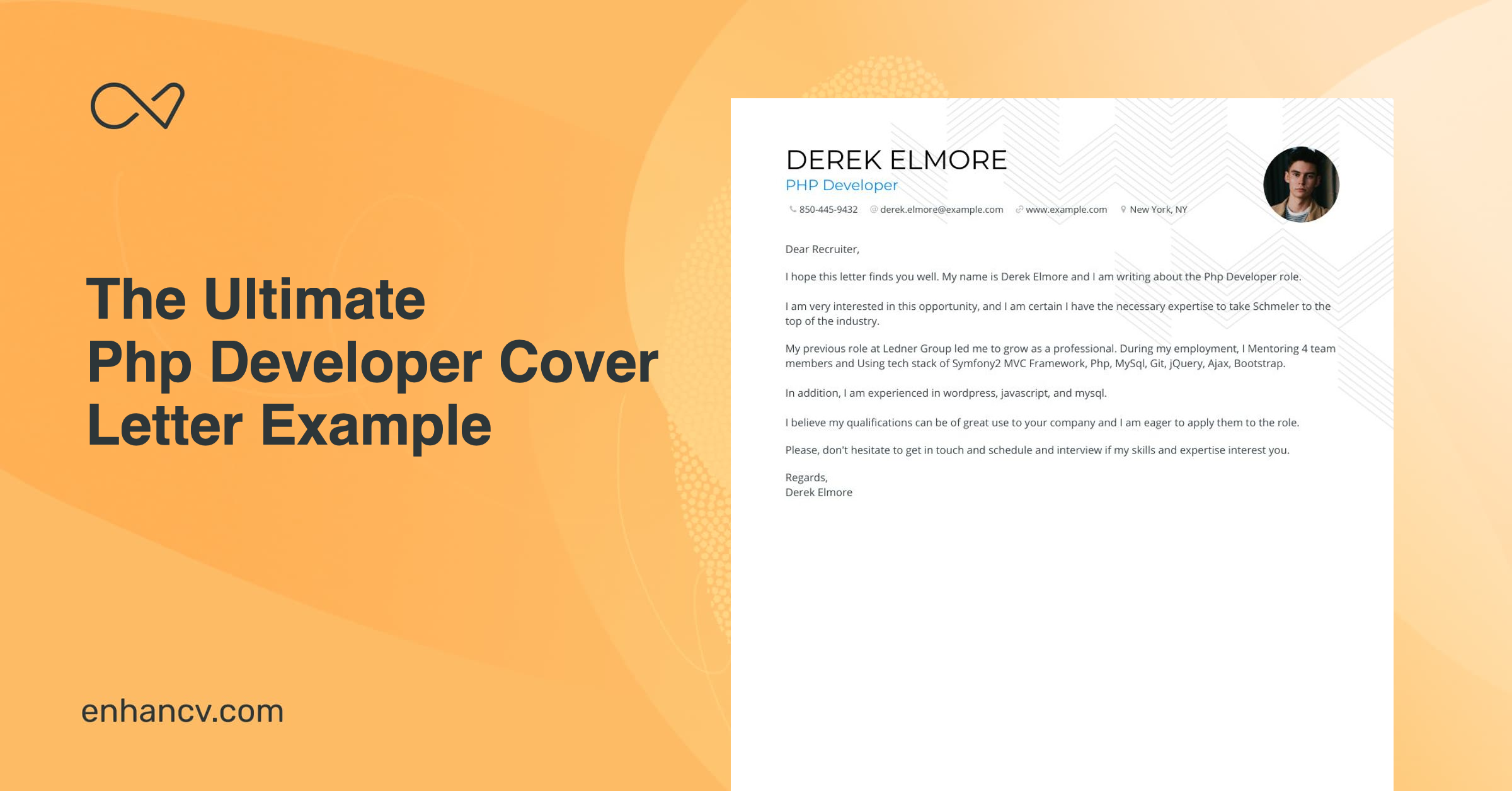 cover letter for php laravel developer