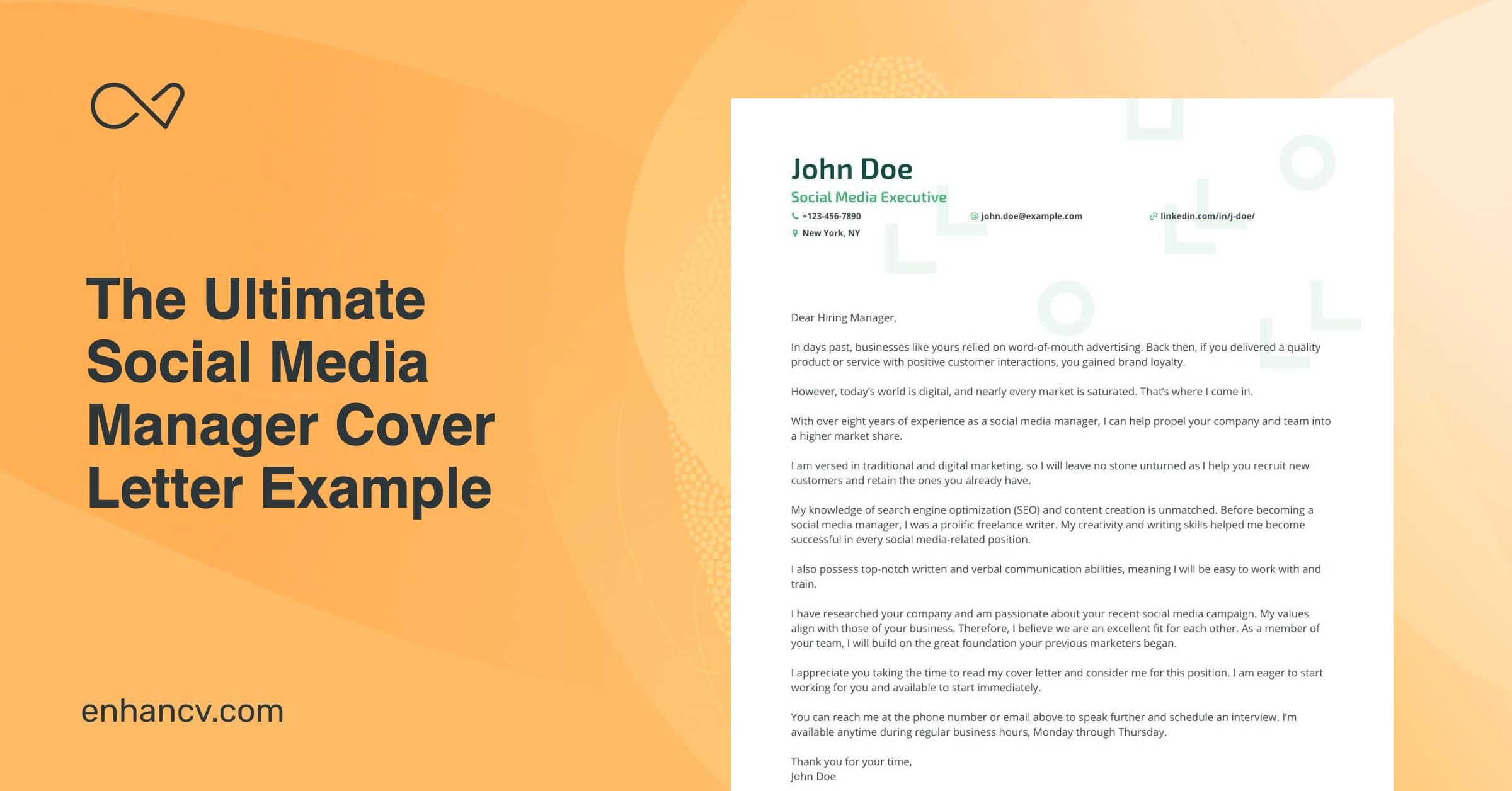 Top Social Media Manager Cover Letter Examples for 2023