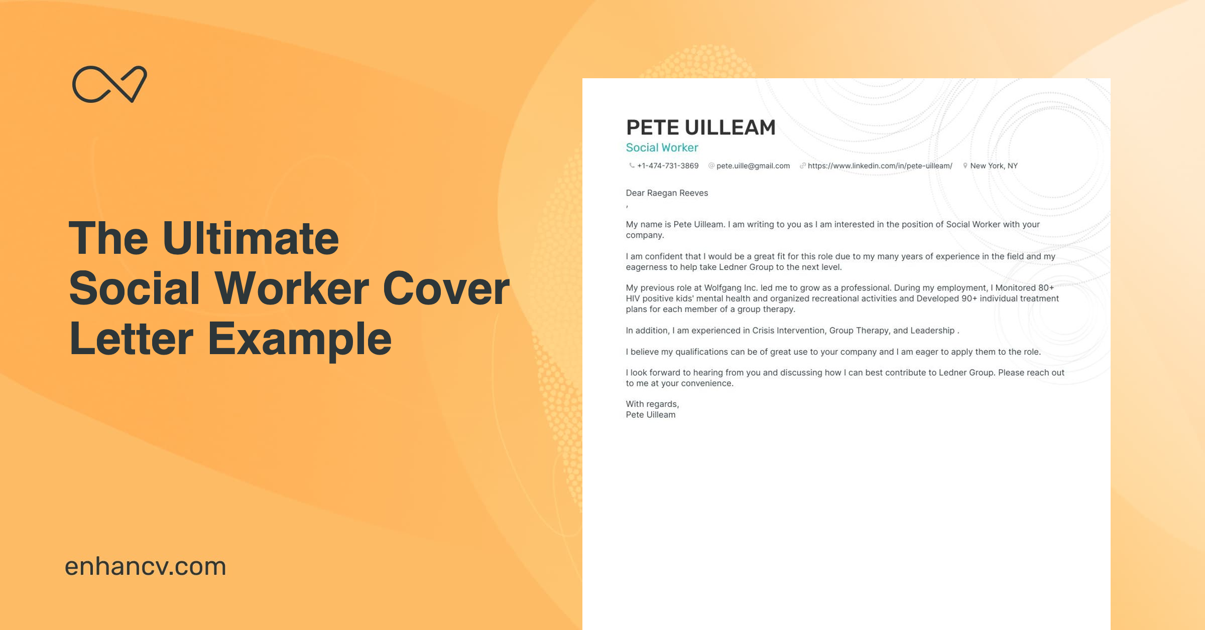 Real Social Worker Cover Letter Example For 2024 6978