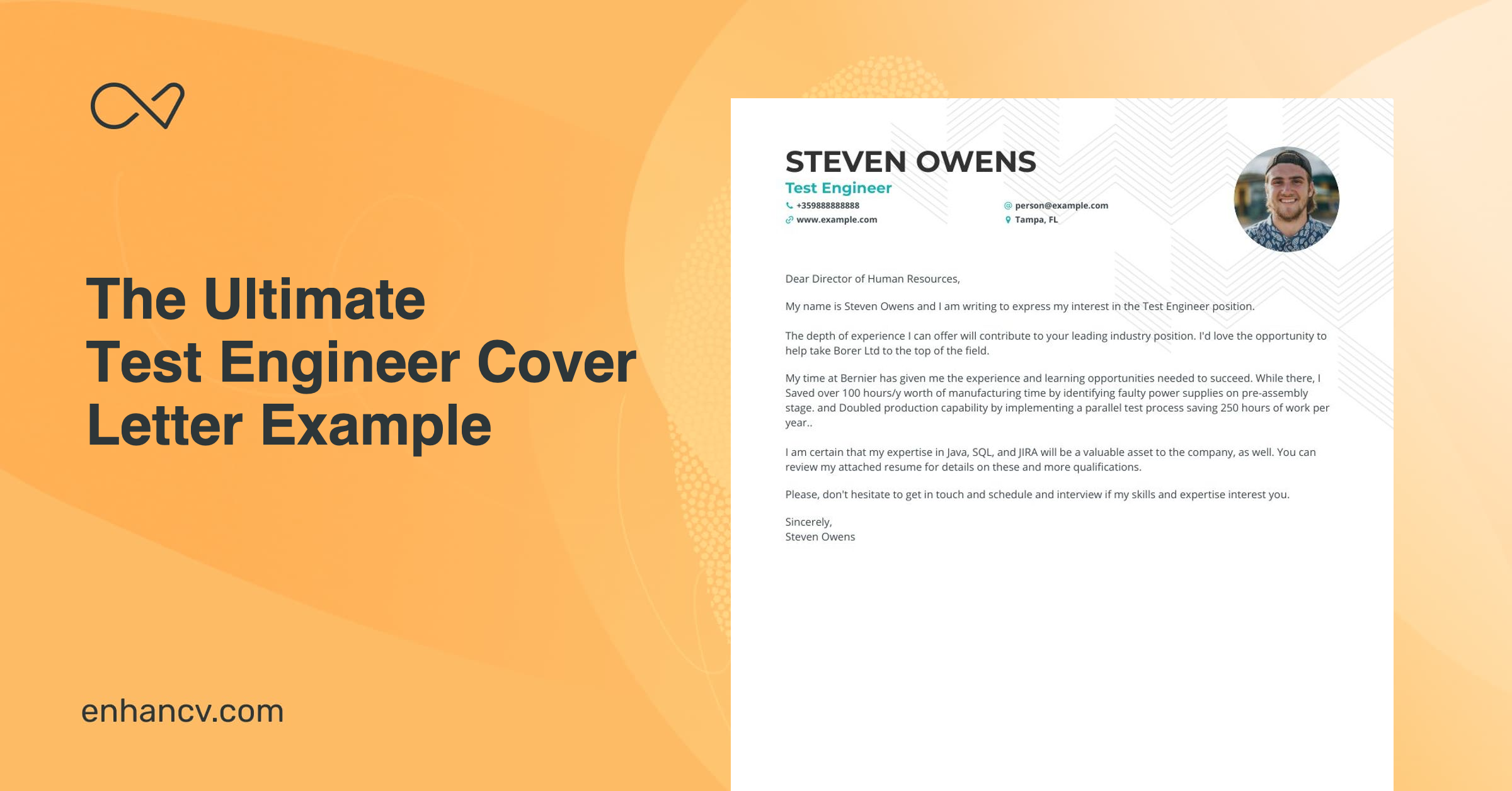 cover letter for performance test engineer