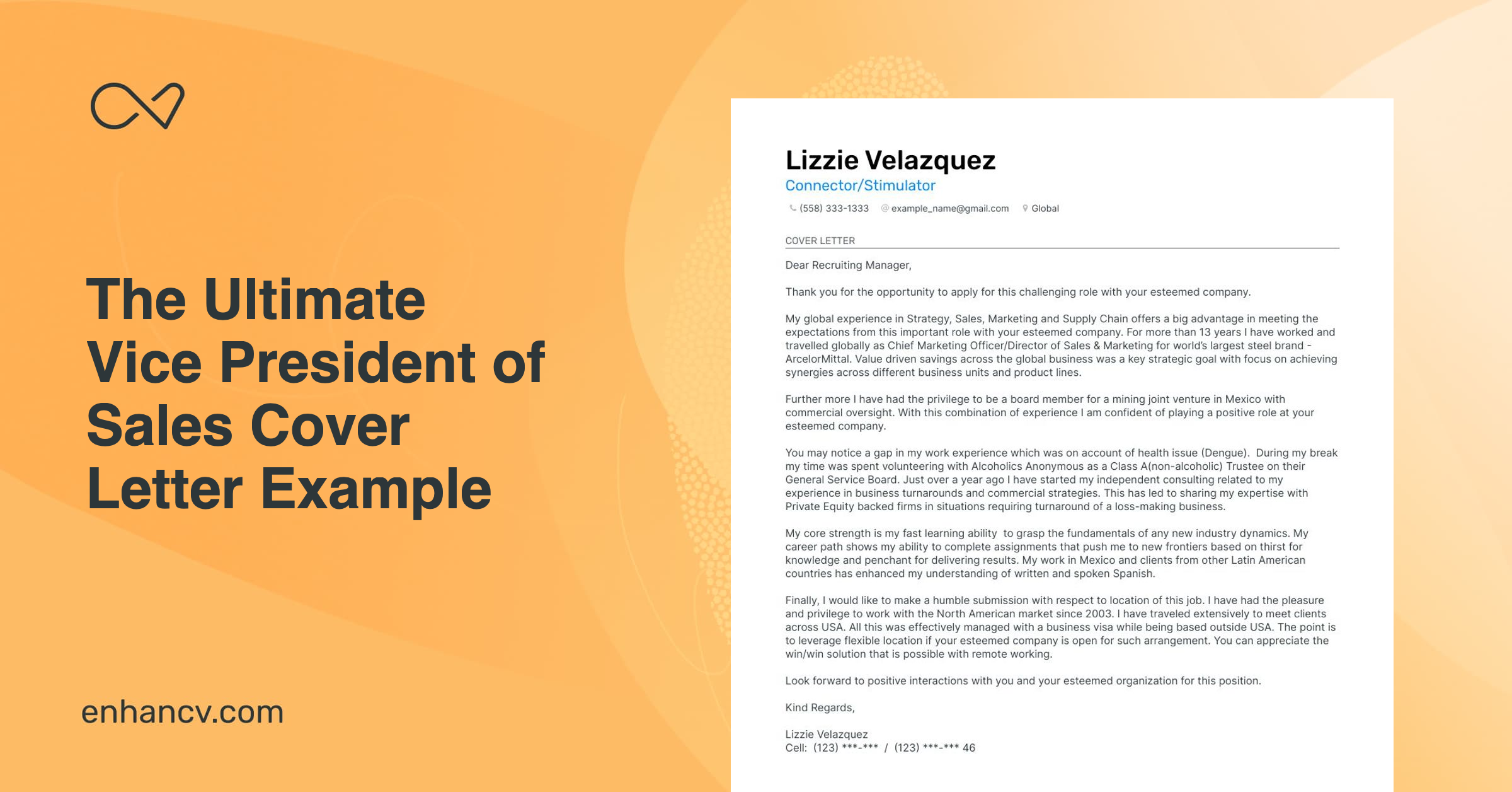 Top Vice President of Sales Cover Letter Examples for 2023