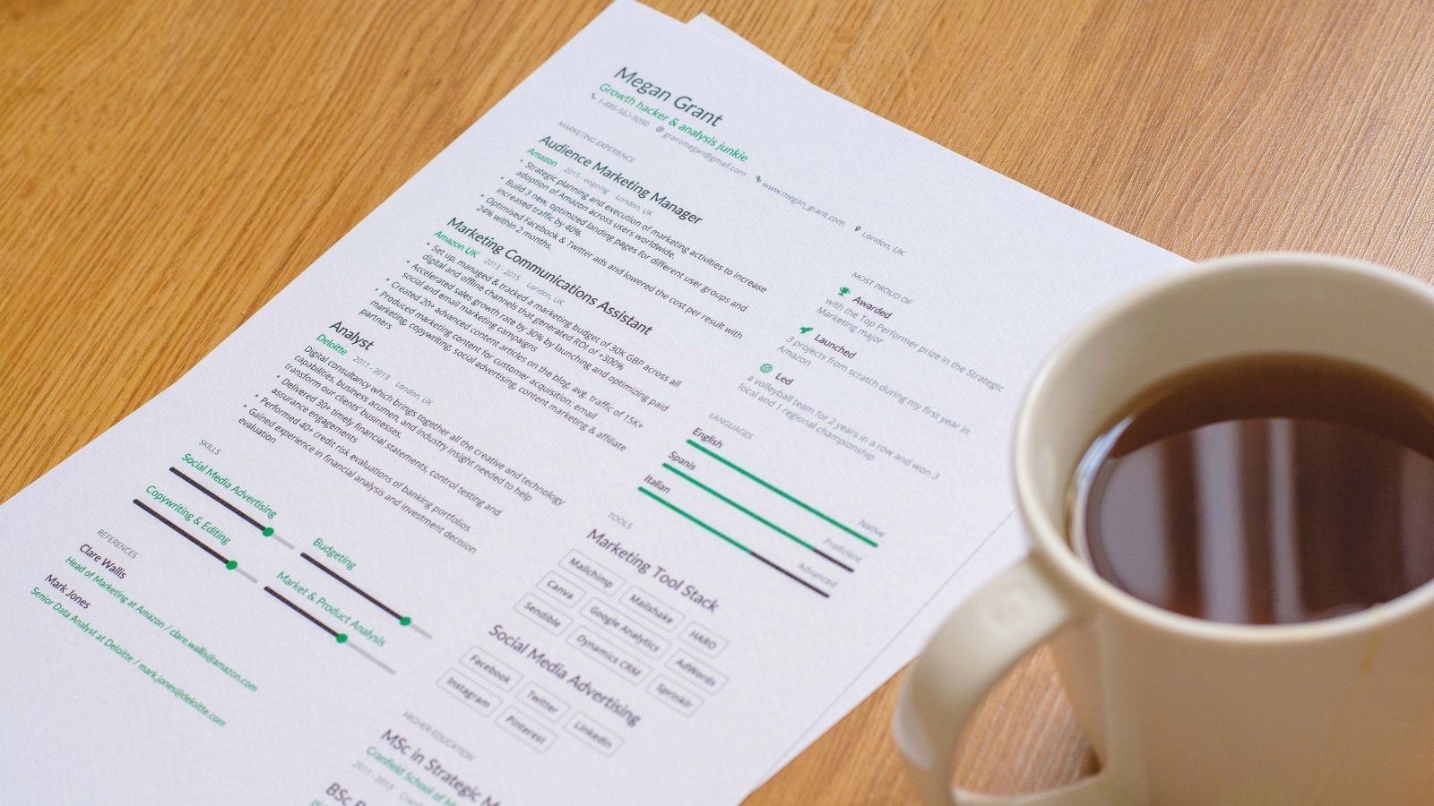 Dates on Resume How to Format, Templates & Tips Enhancv