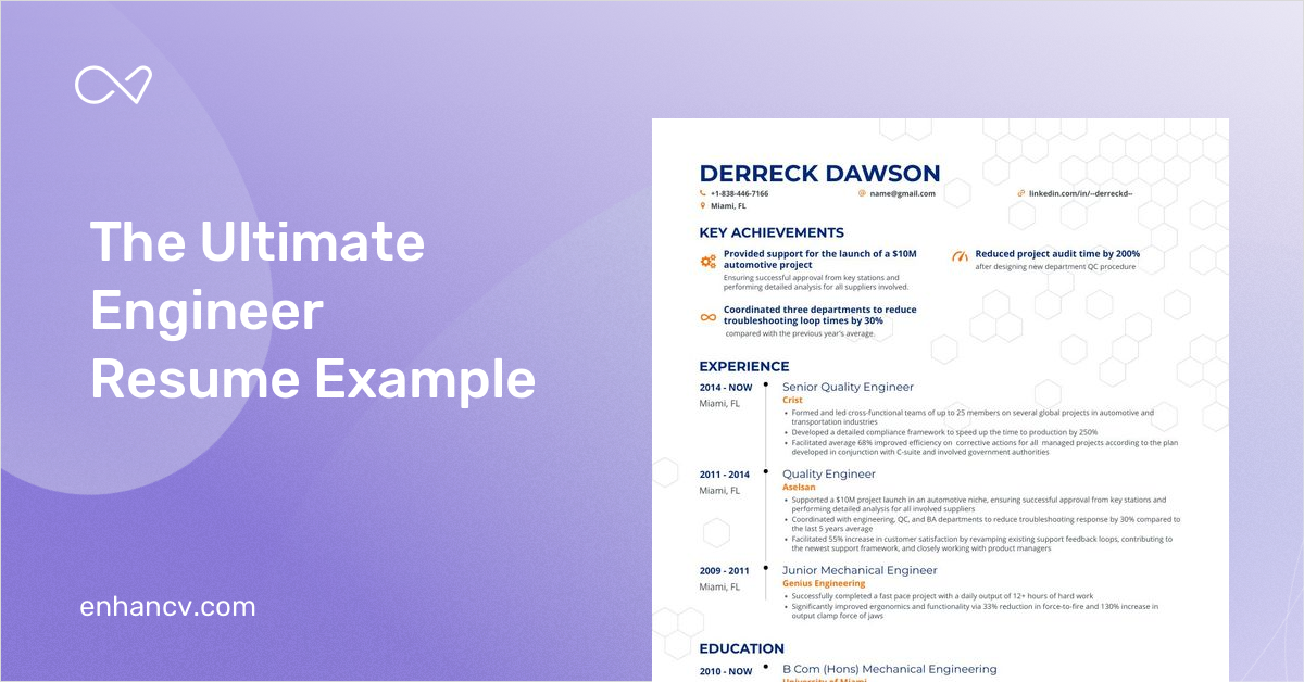 23 Engineering Resume Examples & Guide for 2023