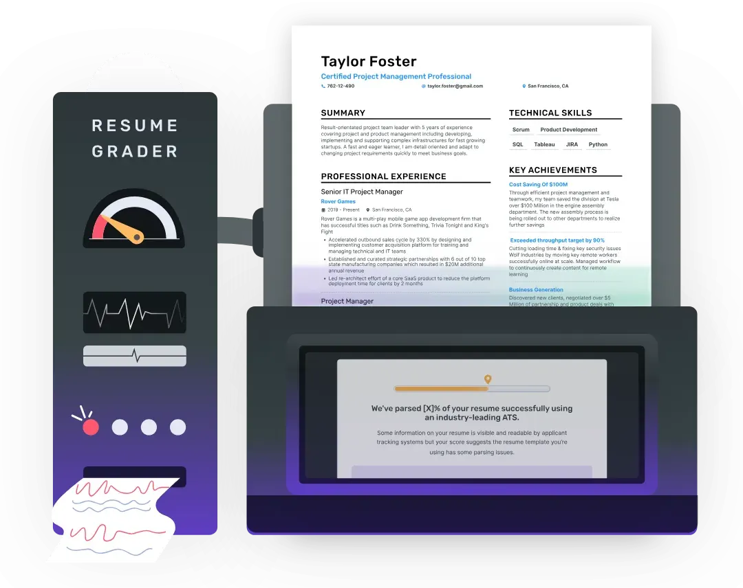 Enhancv’s Resume Checker forms its ATS score with a two tier system