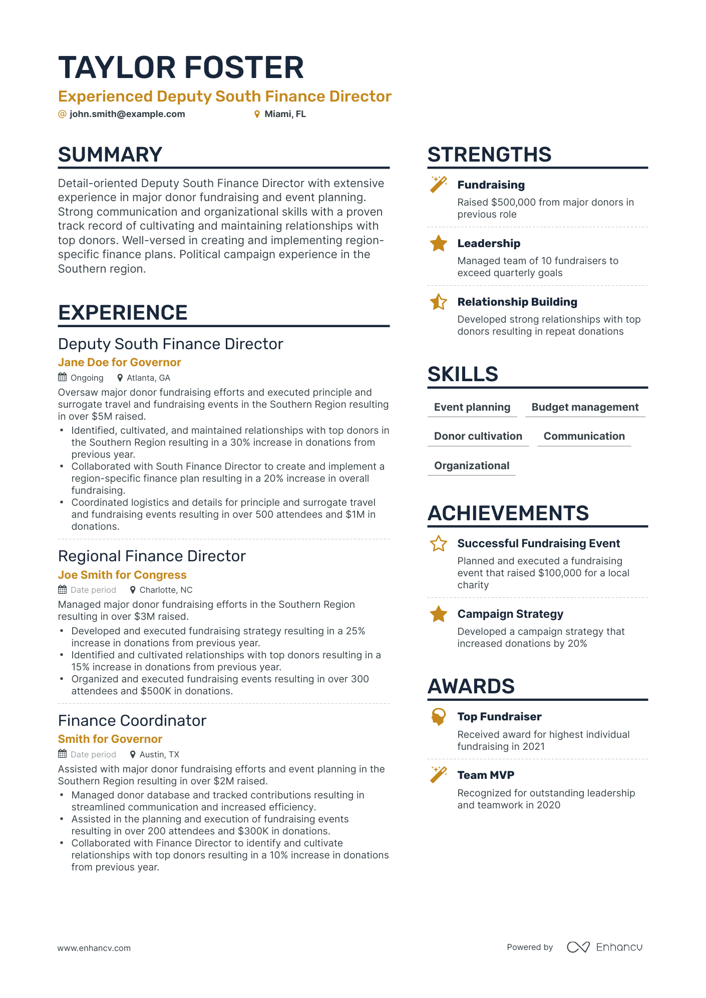 12 Director Resume Examples & Guide For 2024