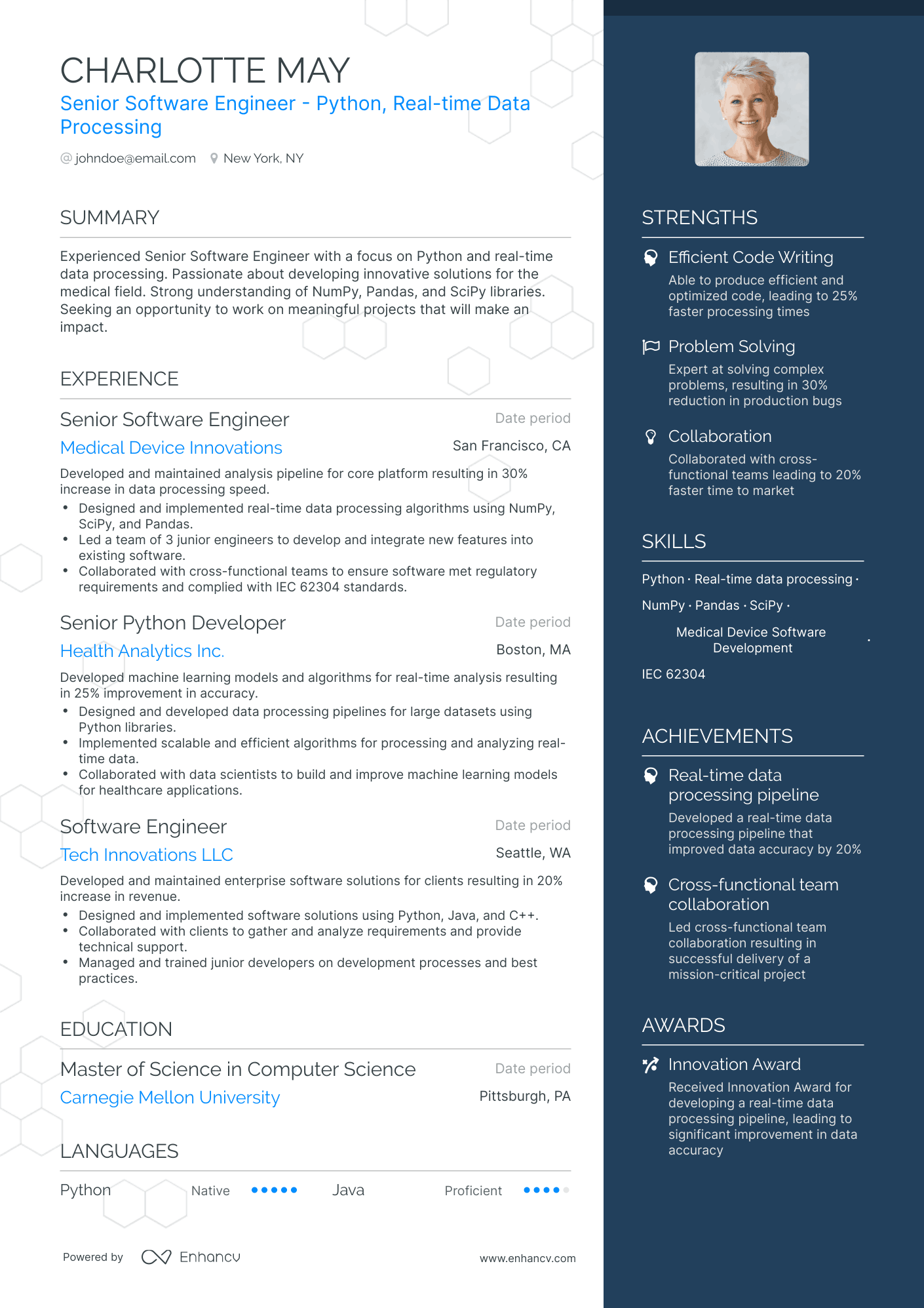 5 Senior Software Engineer Resume Examples & Guide for 2023