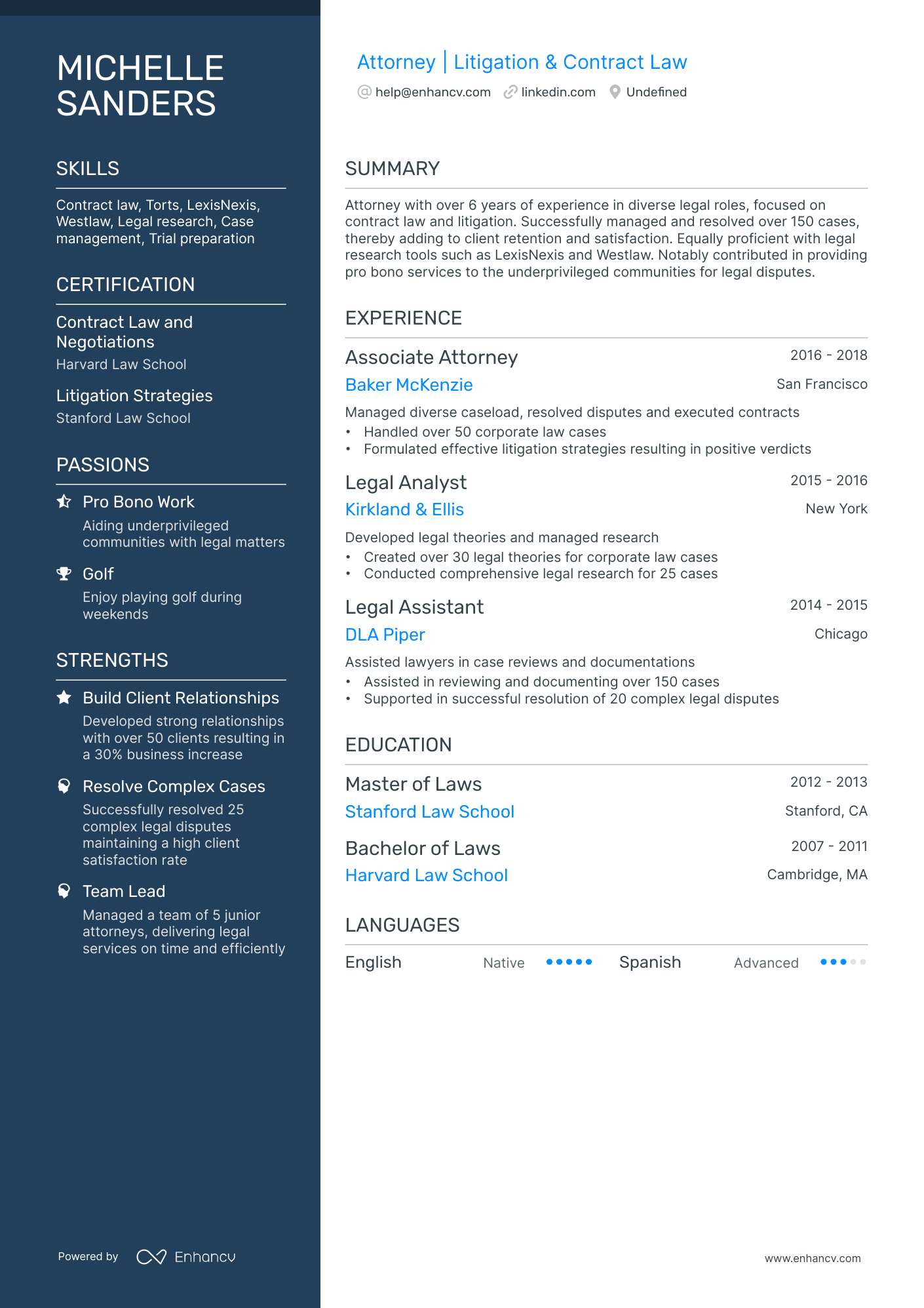 10 Entry-Level Attorney Resume Examples & Guide for 2026