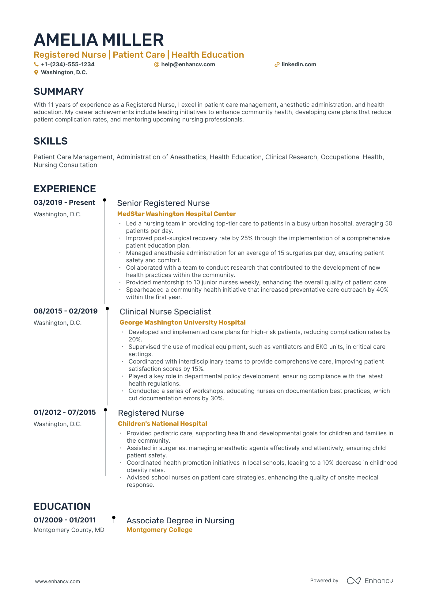 10 Clinical Nurse Resume Examples, Templates & Guide for 2026