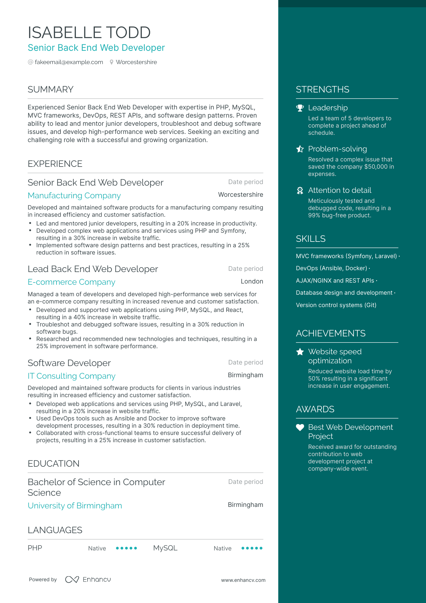 24 Web Developer Resume Examples Guide For 2024   AHR0cHM6Ly9jZG4uZW5oYW5jdi5jb20vcHJlZGVmaW5lZC1leGFtcGxlcy83WTlIcmJiUE4xUDJ1RU5KSUpjbGxpNElna204bEZwR2RDWG1DQkhIL2ltYWdlLnBuZw~~. 