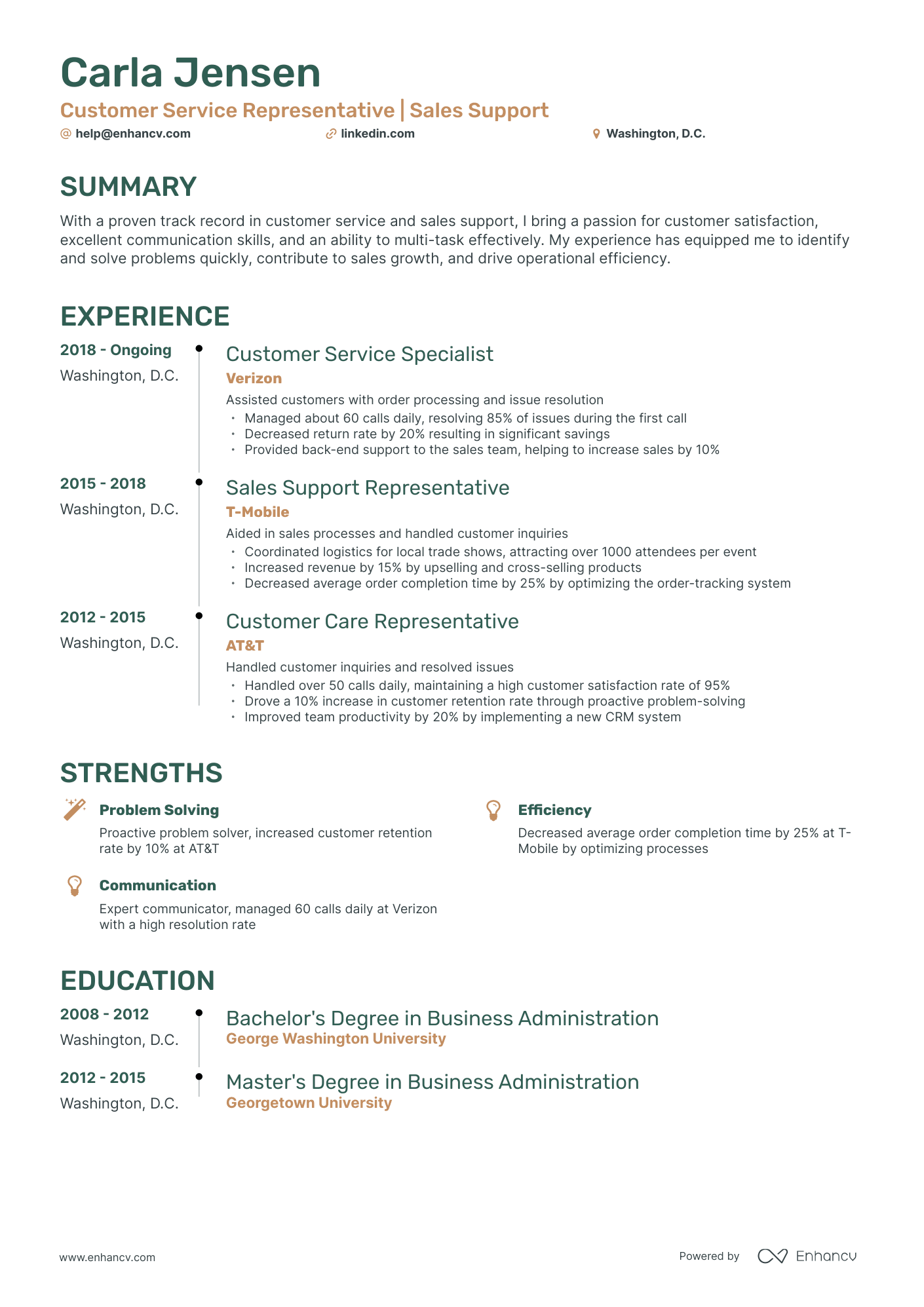 5 Remote Customer Service Resume Examples & Guide for 2024