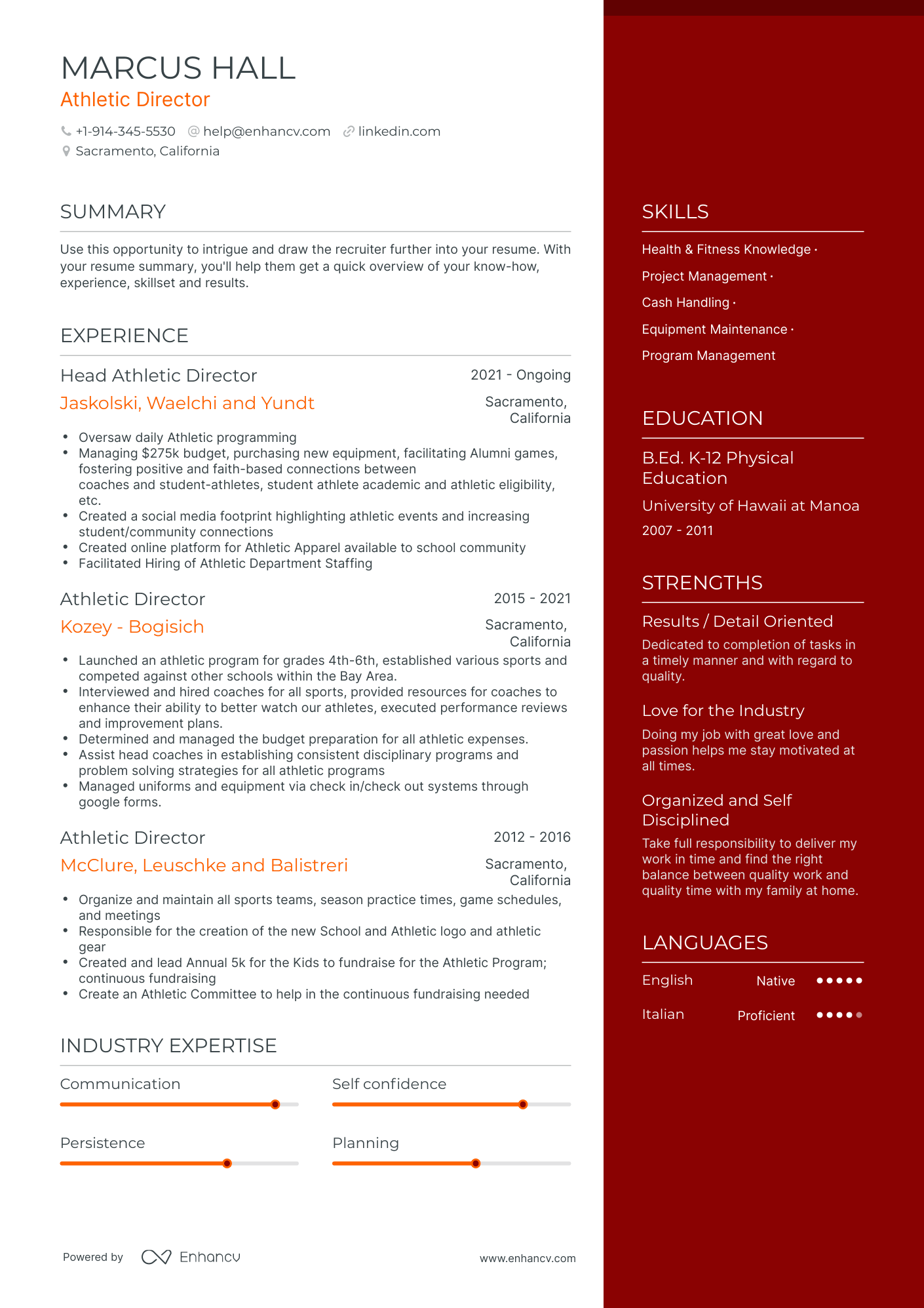 athletic-director-resume-examples-guide-for-2023-layout-skills