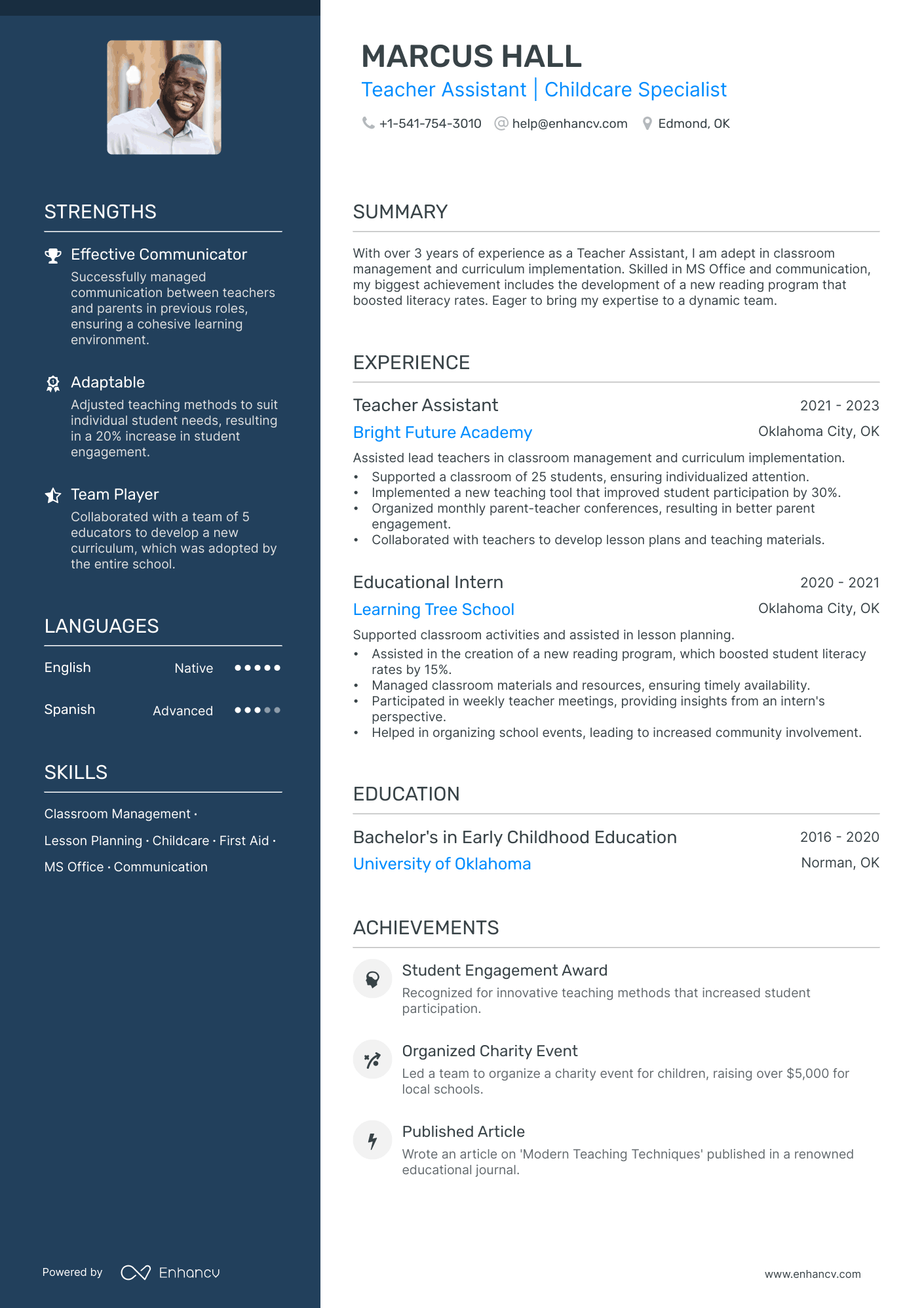 15 Teacher Assistant Resume Examples & Guide for 2025