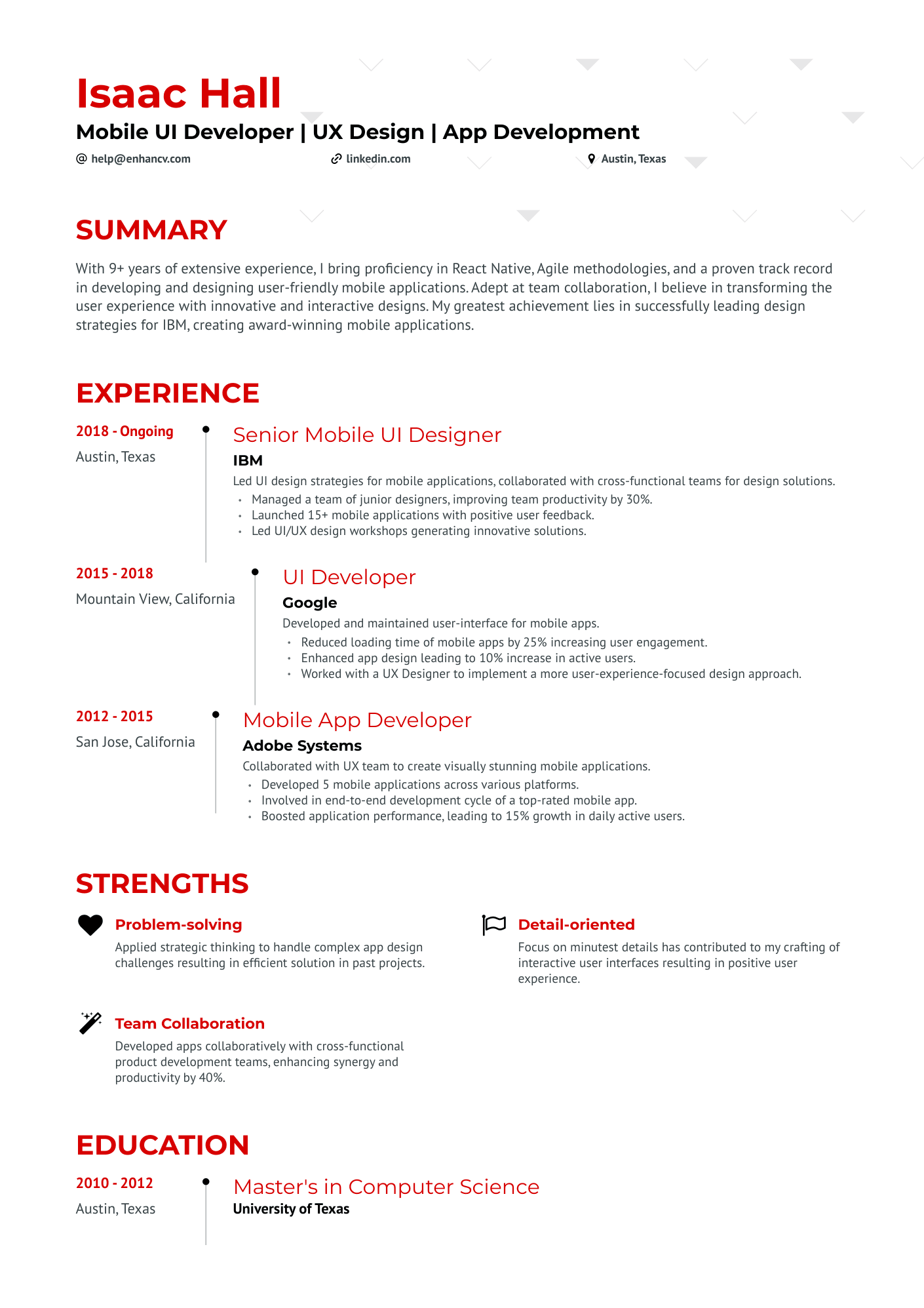 10 UI Developer Resume Examples & Guide for 2024