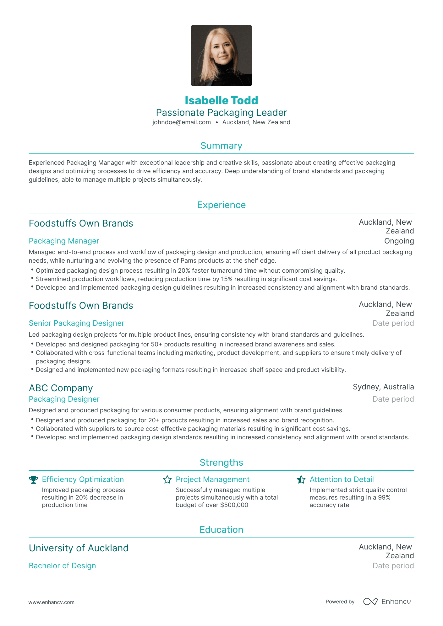 5 Packaging Manager Resume Examples & Guide for 2024