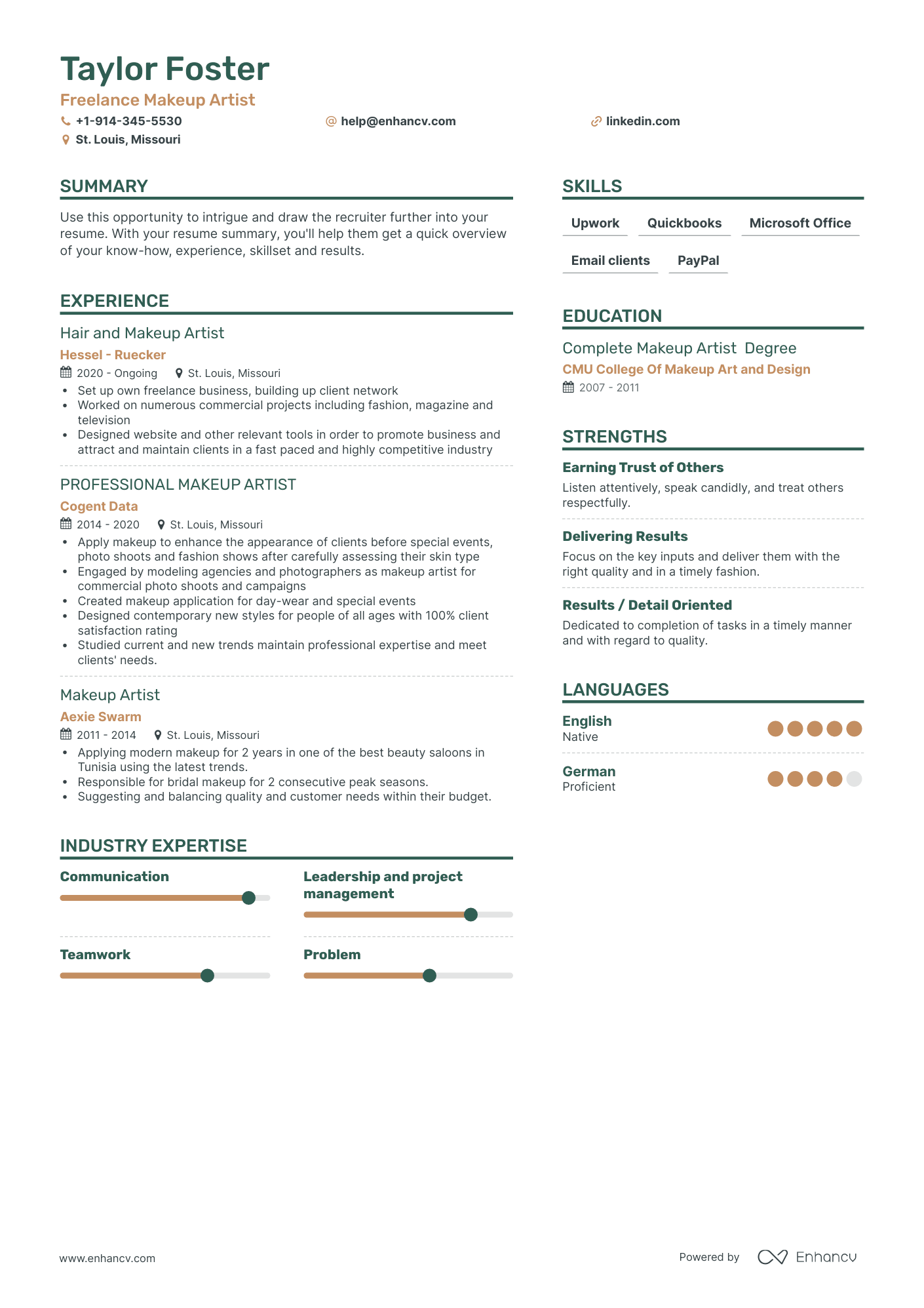 Freelance Makeup Artist Resume - AHR0cHM6Ly9jZG4uZW5oYW5jdi5jb20vcHJlZGVmaW5lZC1leGFtcGxlcy8zMTB2bDBYTEp4dzJGY0tyd1Jxc3ZrVzlnRFRhaThFT0xpR2hlQk1xL2ltYWdlLnBuZw~~. 