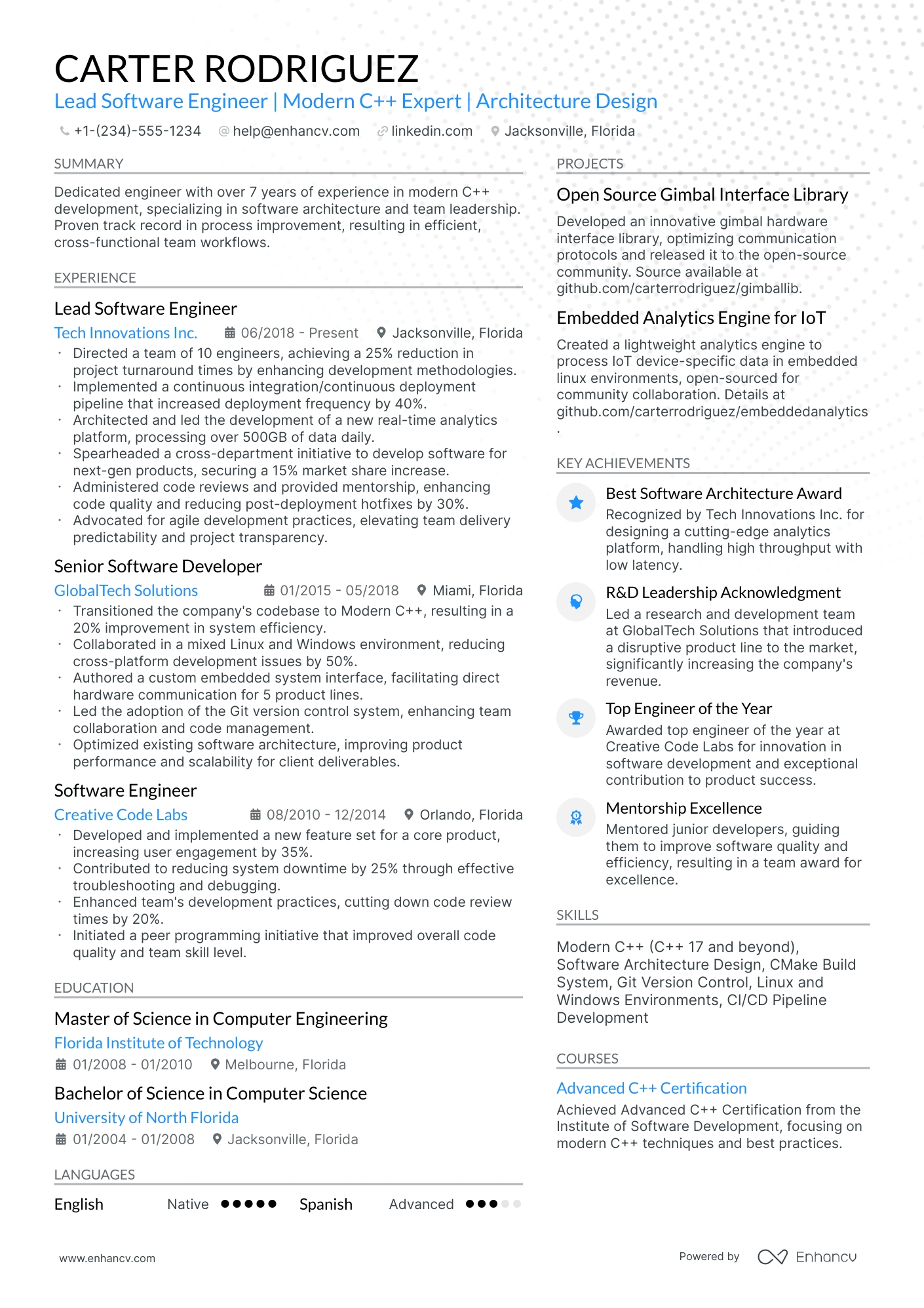 10 Software Team Lead Resume Examples & Guide for 2026