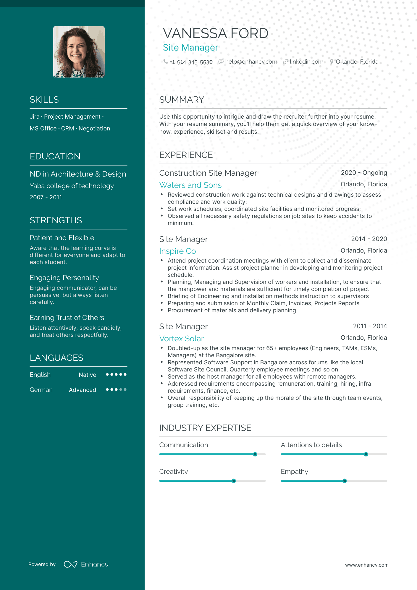 5 Site Manager Resume Examples & Guide for 2024