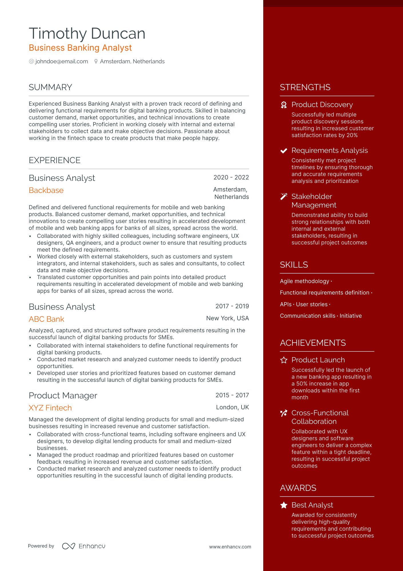 20 Business Analyst Resume Examples & Guide for 2024