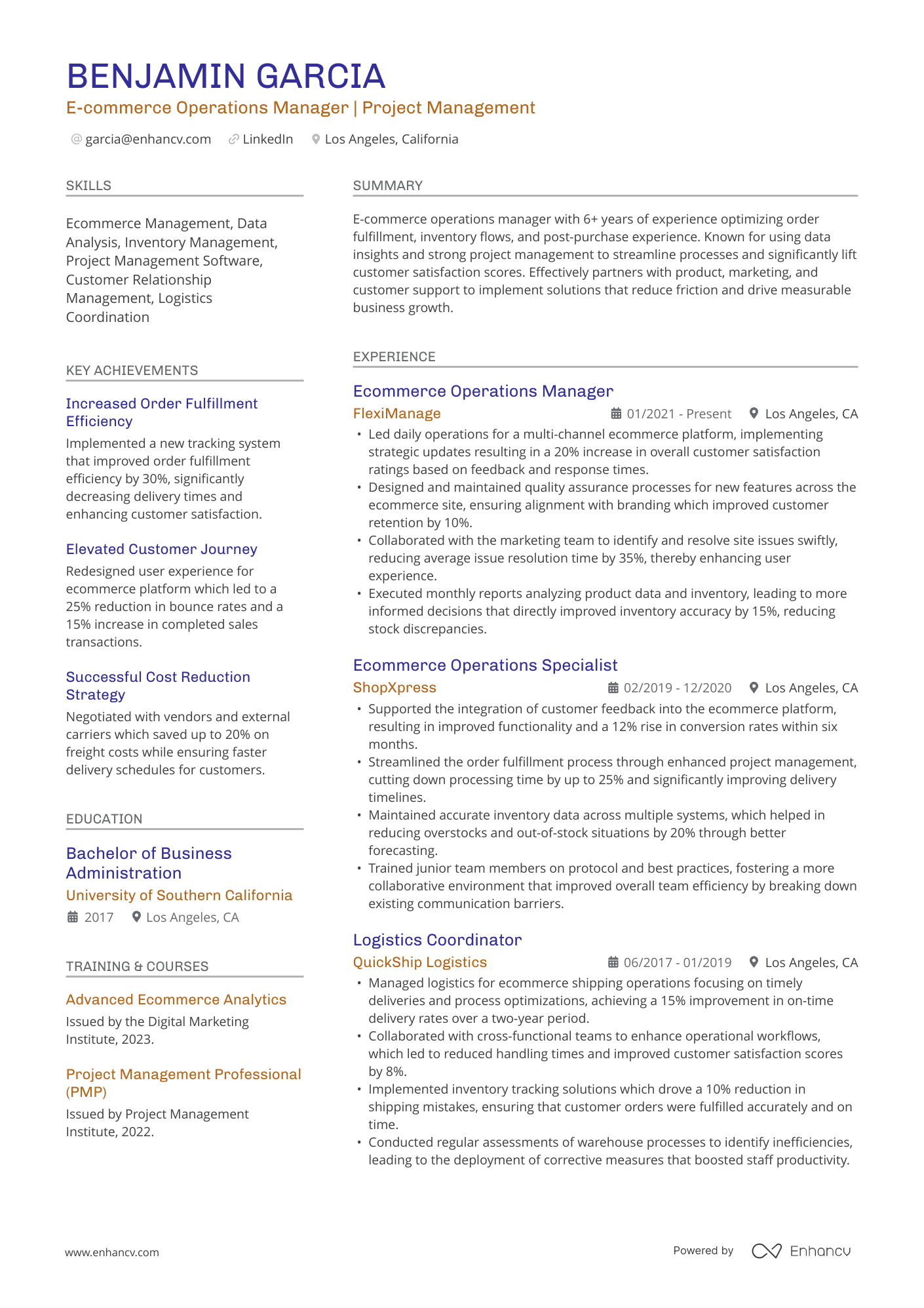 25 Operations Manager Resume Examples & Guide for 2026