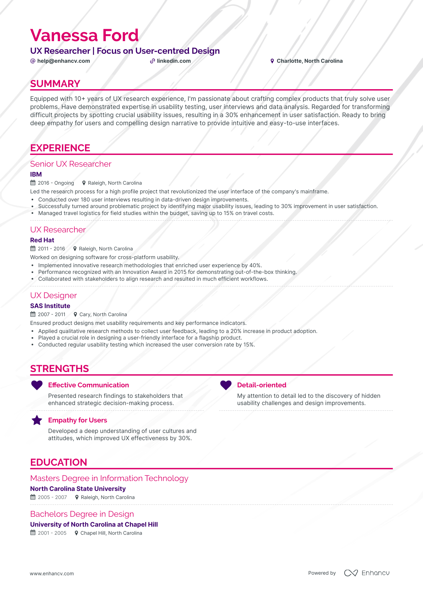 5 UX Researcher Resume Examples & Guide for 2024