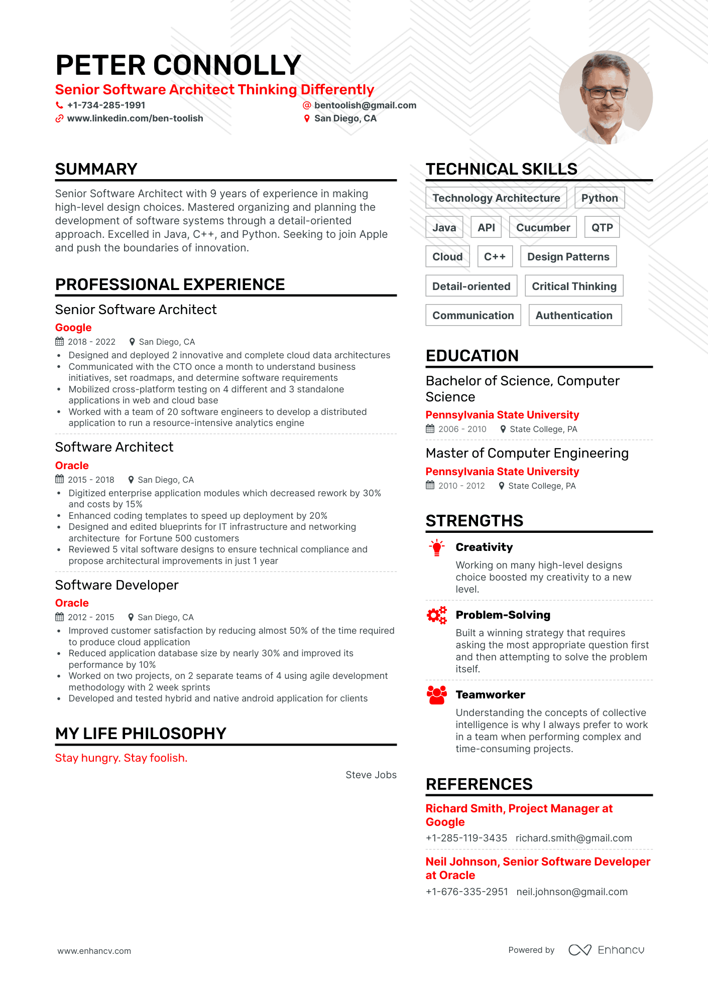 how to make a resume for apple
