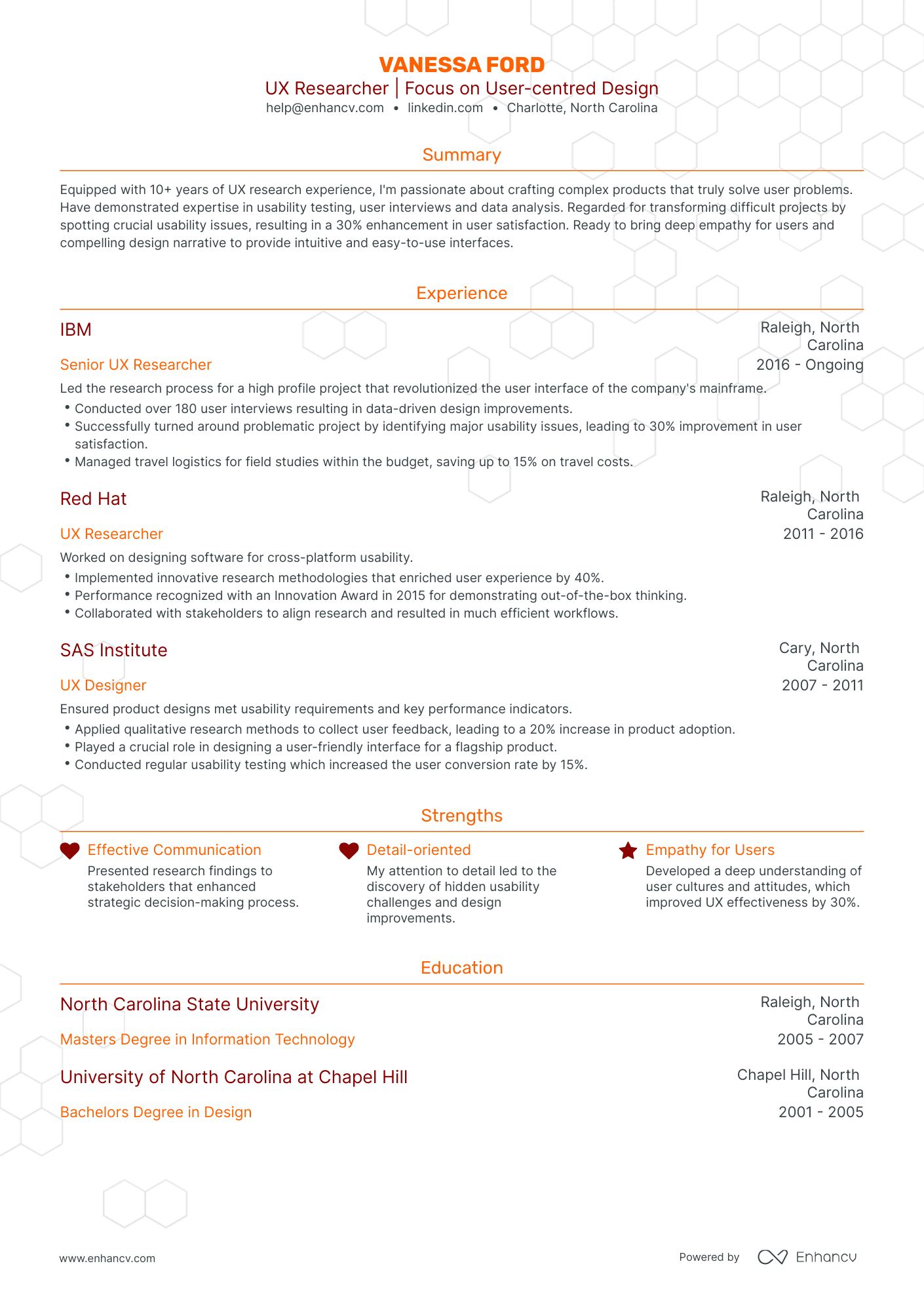 5 Ux Researcher Resume Examples And Guide For 2024