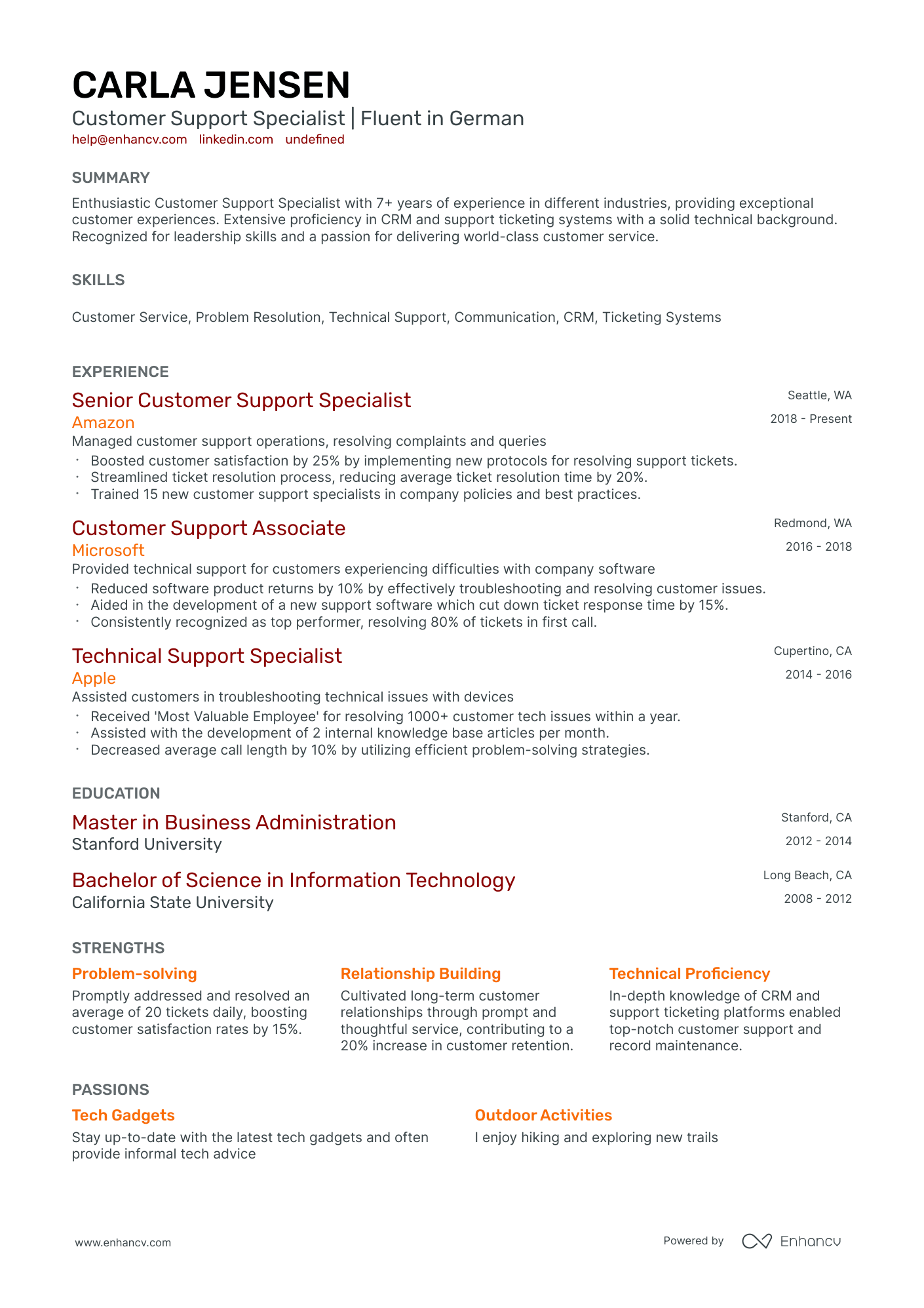 10 Customer Support Specialist Resume Examples & Guide for 2026