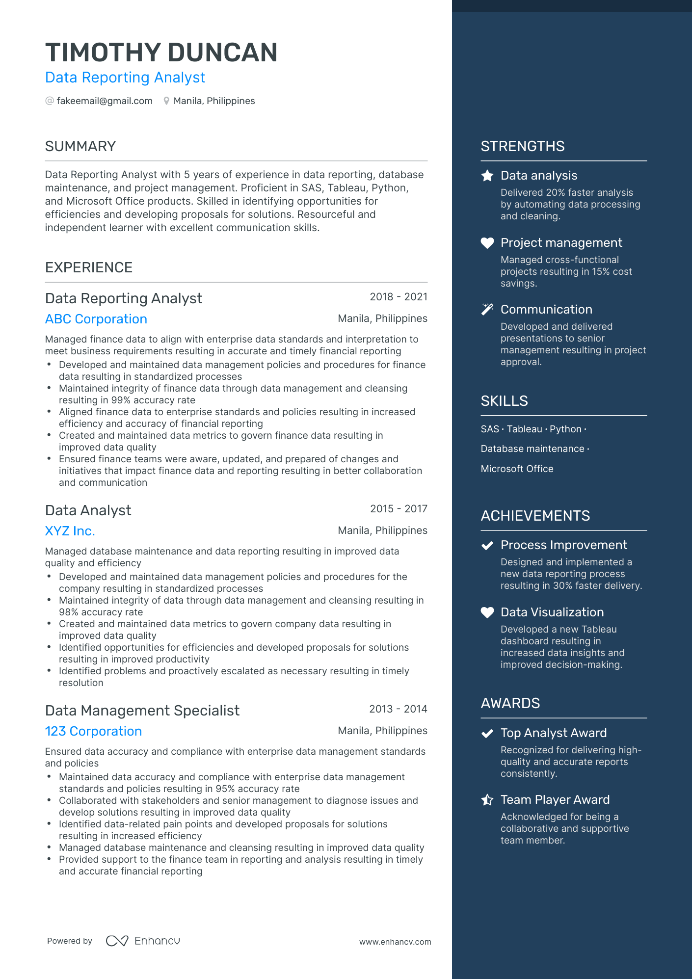 20 Data Analyst Resume Examples & Guide for 2024