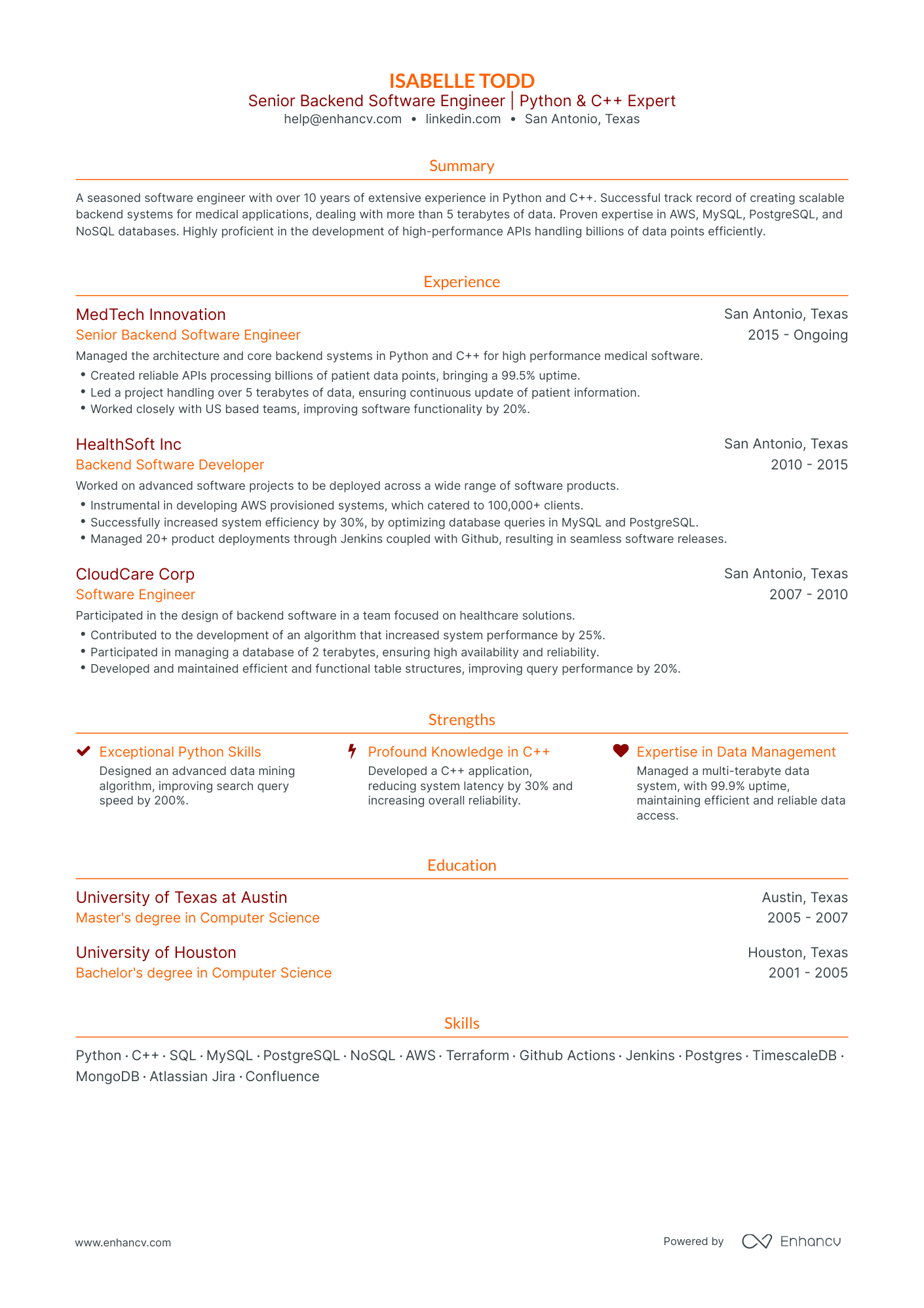 5 Cybersecurity Engineer Resume Examples & Guide for 2024