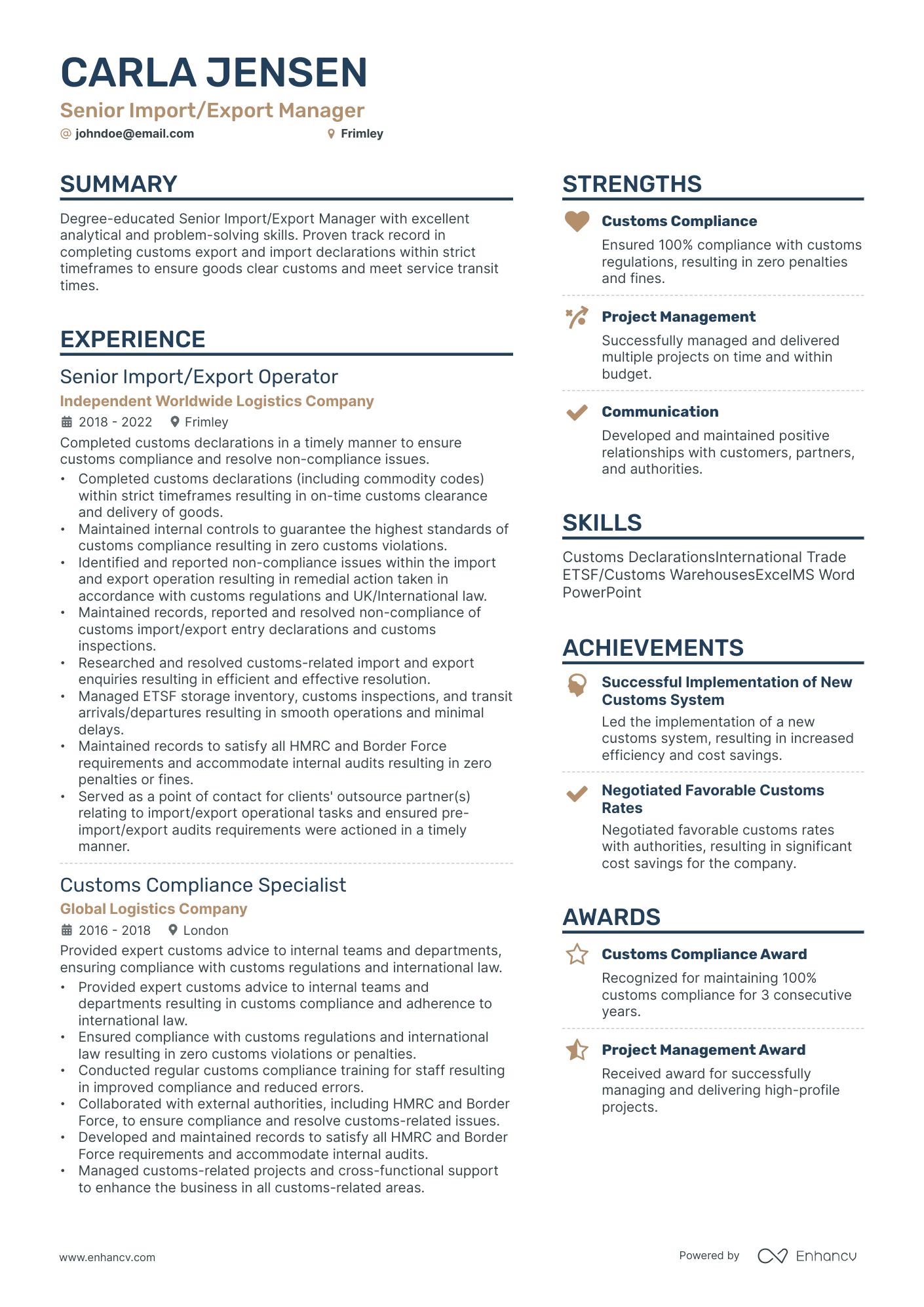 14 Supply Chain Manager Resume Examples & Guide for 2024