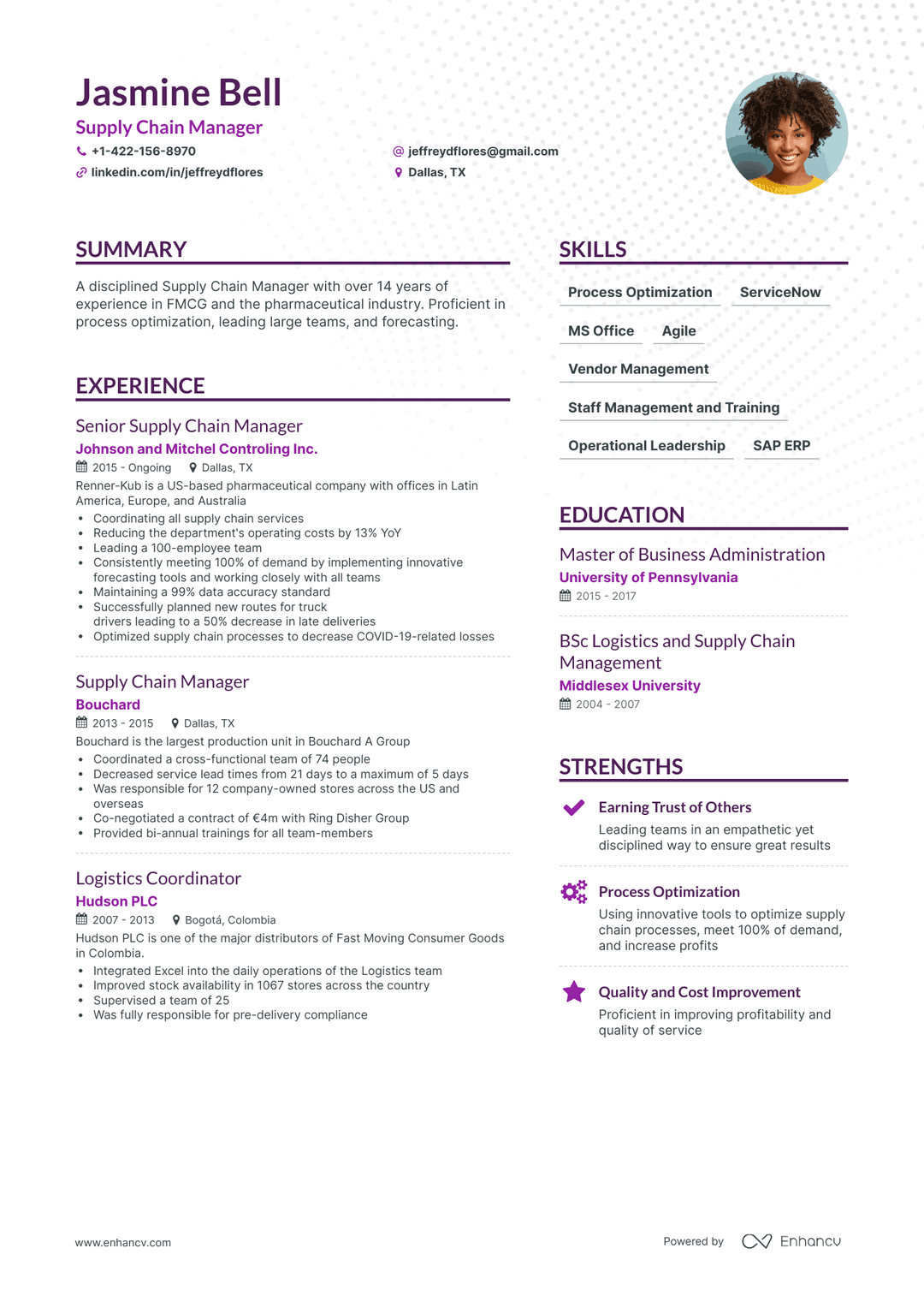 14 Supply Chain Manager Resume Examples & Guide for 2024