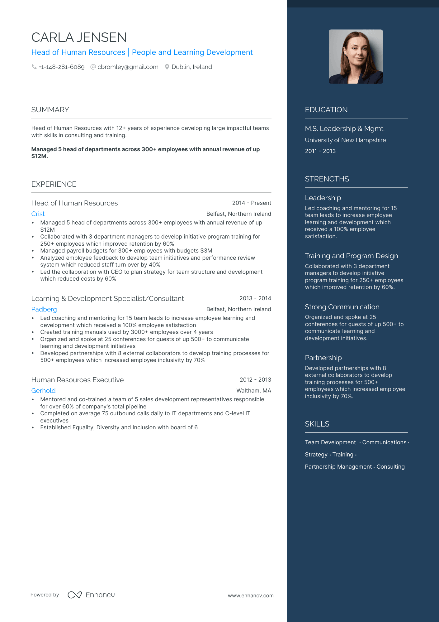 5 HR Manager Resume Examples & Guide for 2026