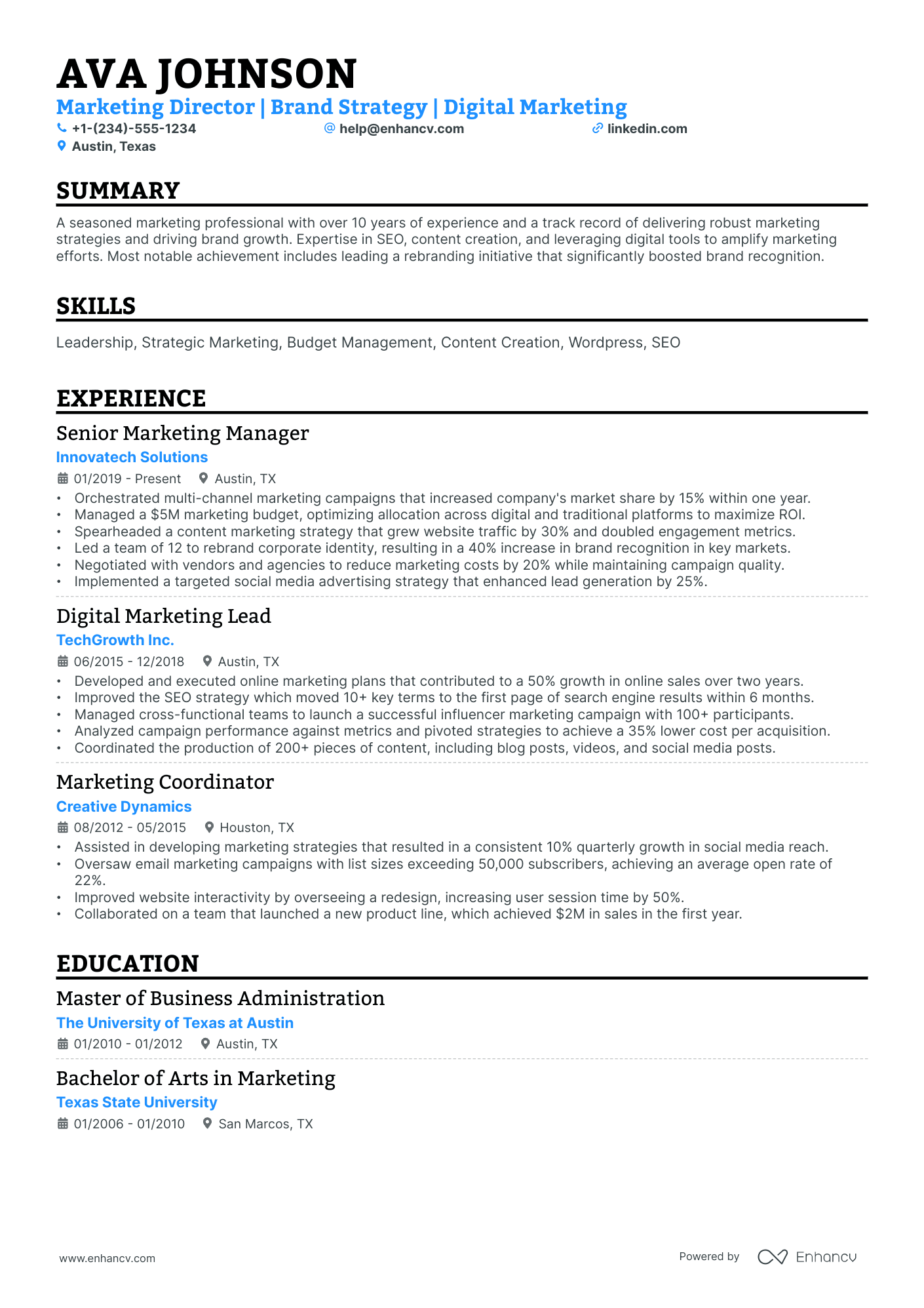 10 Public Relations Director Resume Examples & Guide for 2026