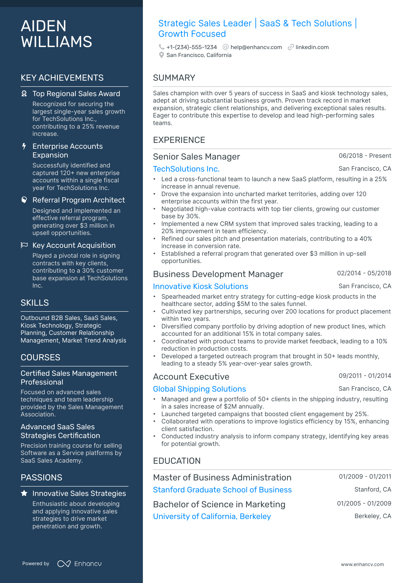 10 National Sales Manager Resume Examples & Guide for 2026