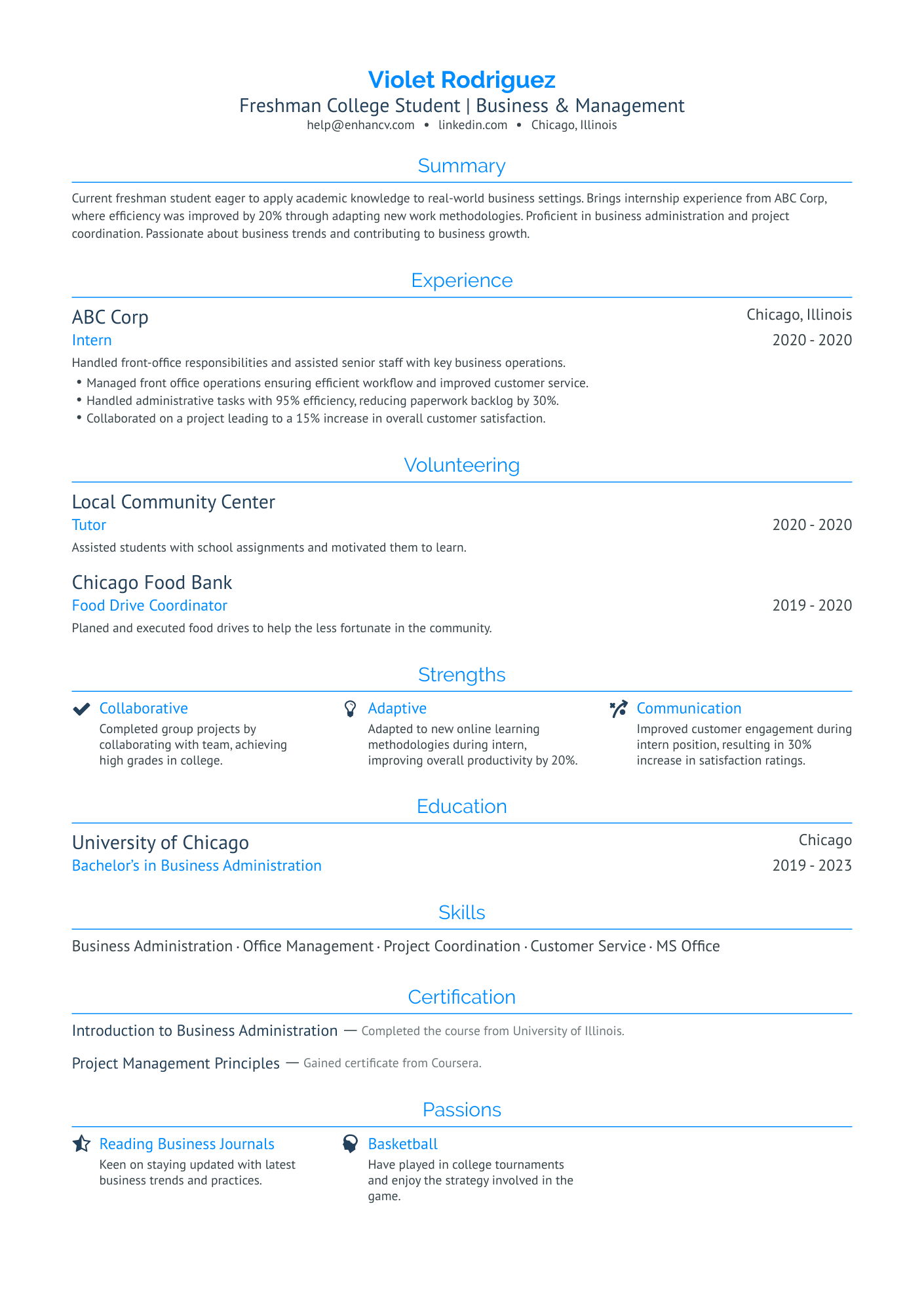 8 College Resume Examples & Guide For 2024