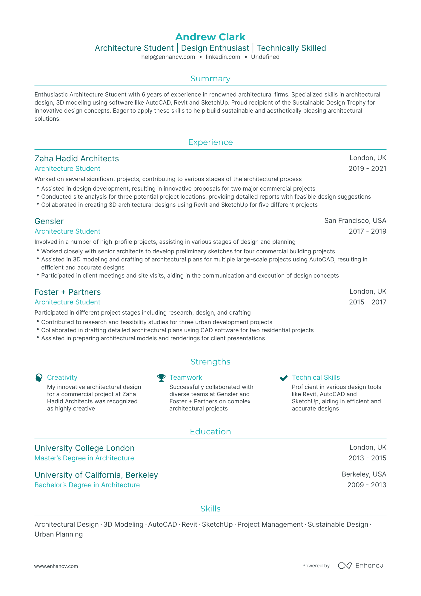 5 Architecture Student Resume Examples - AHR0cHM6Ly9jZG4uZW5oYW5jdi5jb20vcHJlZGVmaW5lZC1leGFtcGxlcy9GU0d2aVo1ZjRIa2dQVUU4bjVNZVN5bEFnOWI5cGFvNnJ6VGI0Y0FsL2ltYWdlLnBuZw~~. 