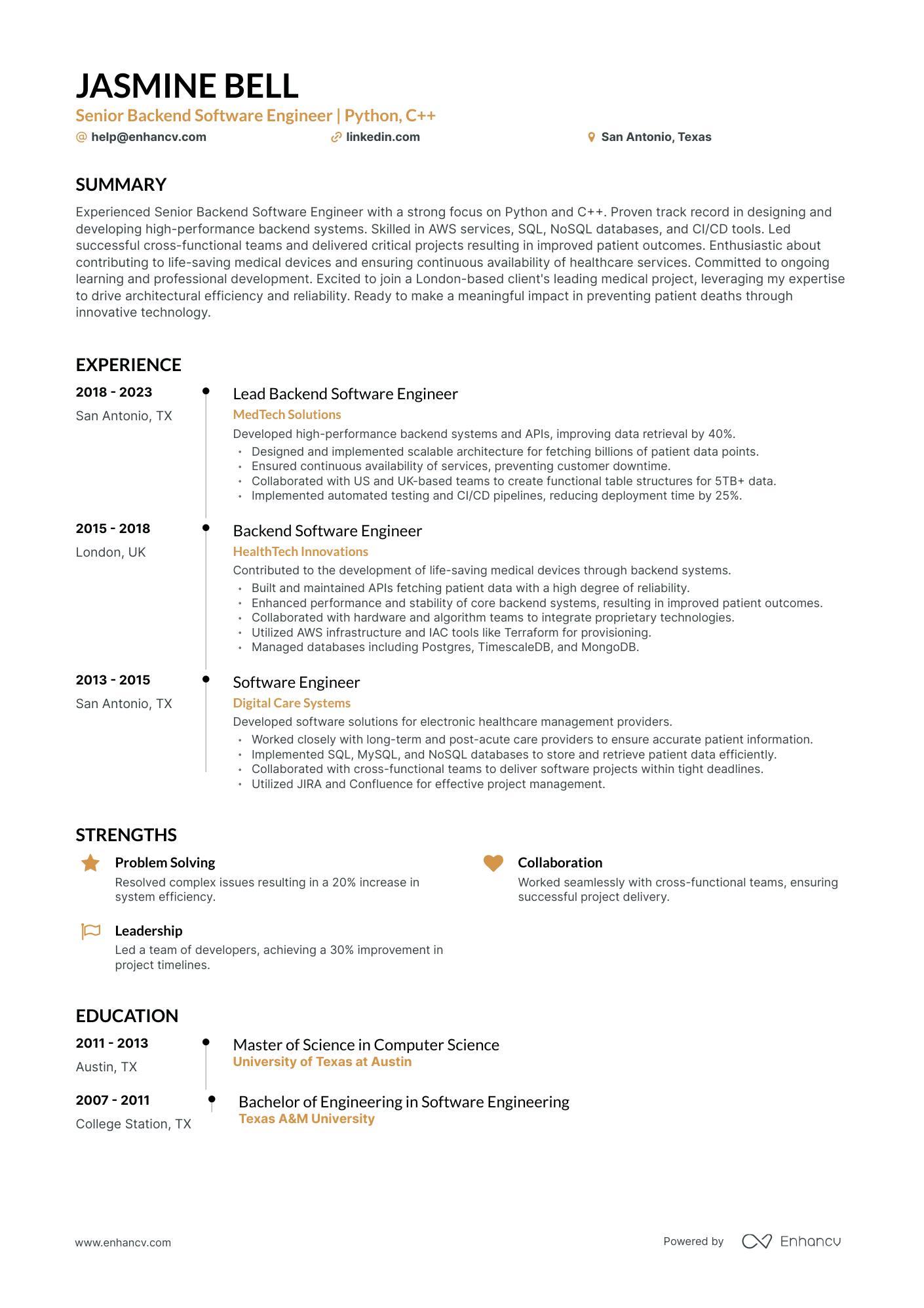 5 Solutions Engineer Resume Examples & Guide for 2024