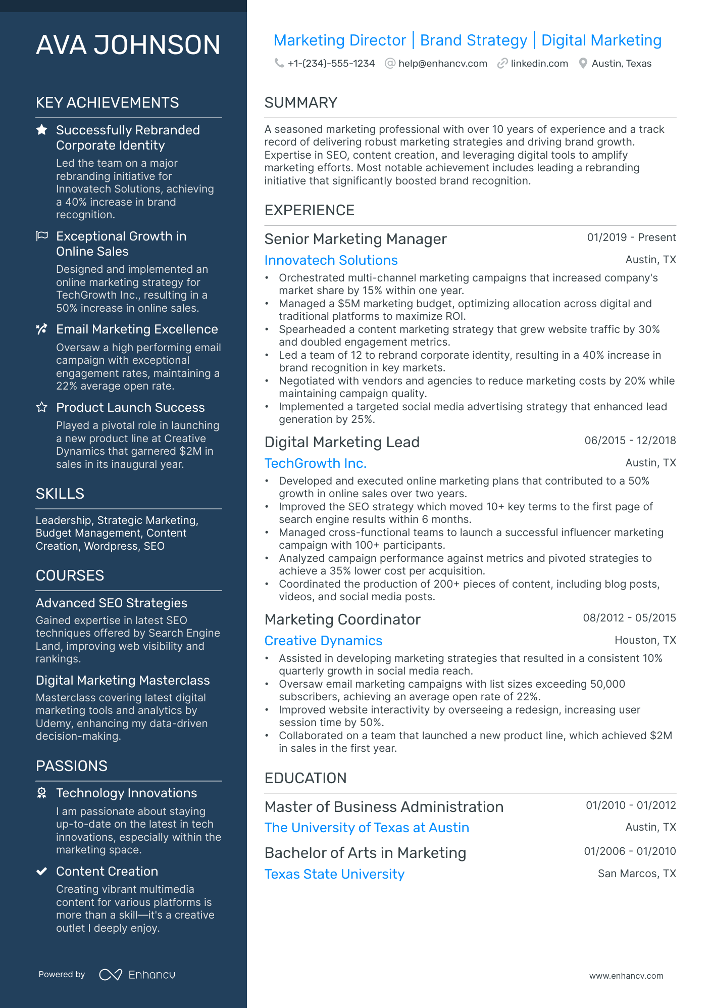 10 Public Relations Director Resume Examples & Guide for 2026