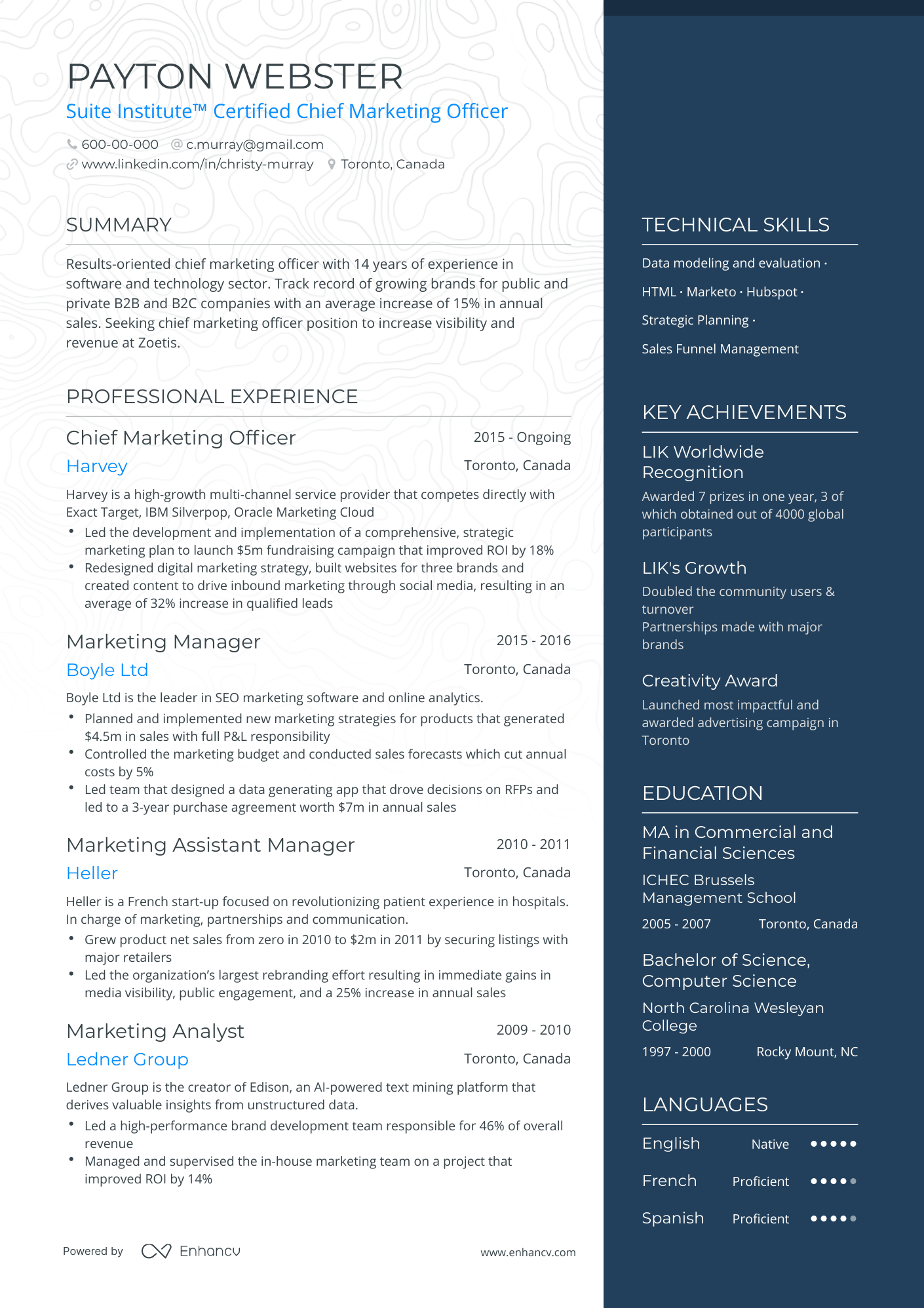 5 Chief Marketing Officer Resume Examples Guide For 2024   AHR0cHM6Ly9jZG4uZW5oYW5jdi5jb20vcHJlZGVmaW5lZC1leGFtcGxlcy9IbDhiNWVSbmJYcVpYY0lBVDZhSUlaRUVCeTNSYzYyQU16ZUVOZWN5L2ltYWdlLnBuZw~~. 