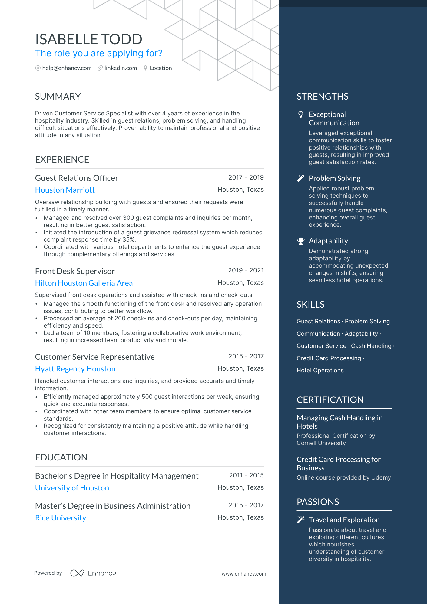 9 Front Desk Receptionist Resume Examples & Guide for 2024