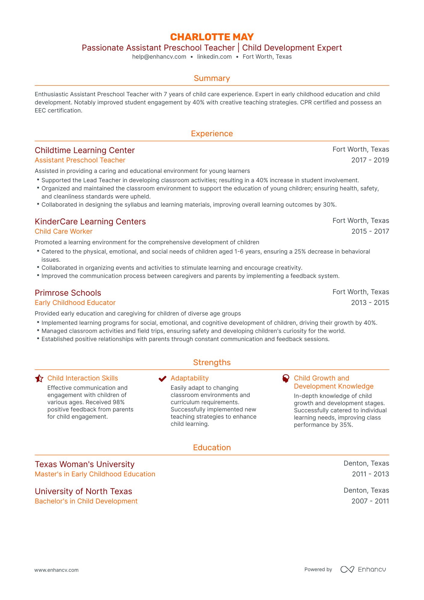 5 Preschool Teacher Assistant Resume Examples Guide for 2024 5 Preschool Teacher Assistant Resume Examples Guide for 2024