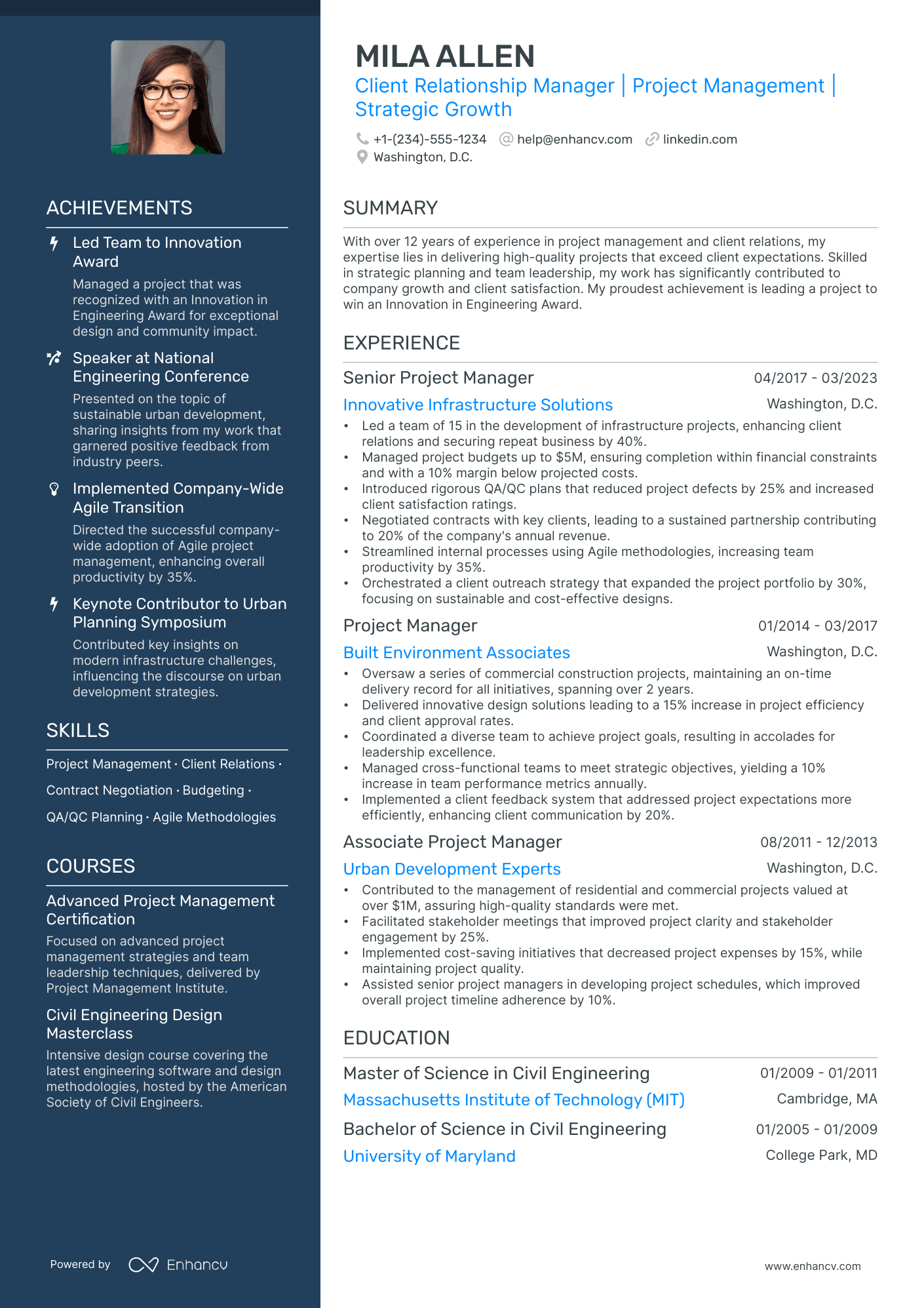 5 CRM Project Manager Resume Examples & Guide for 2024